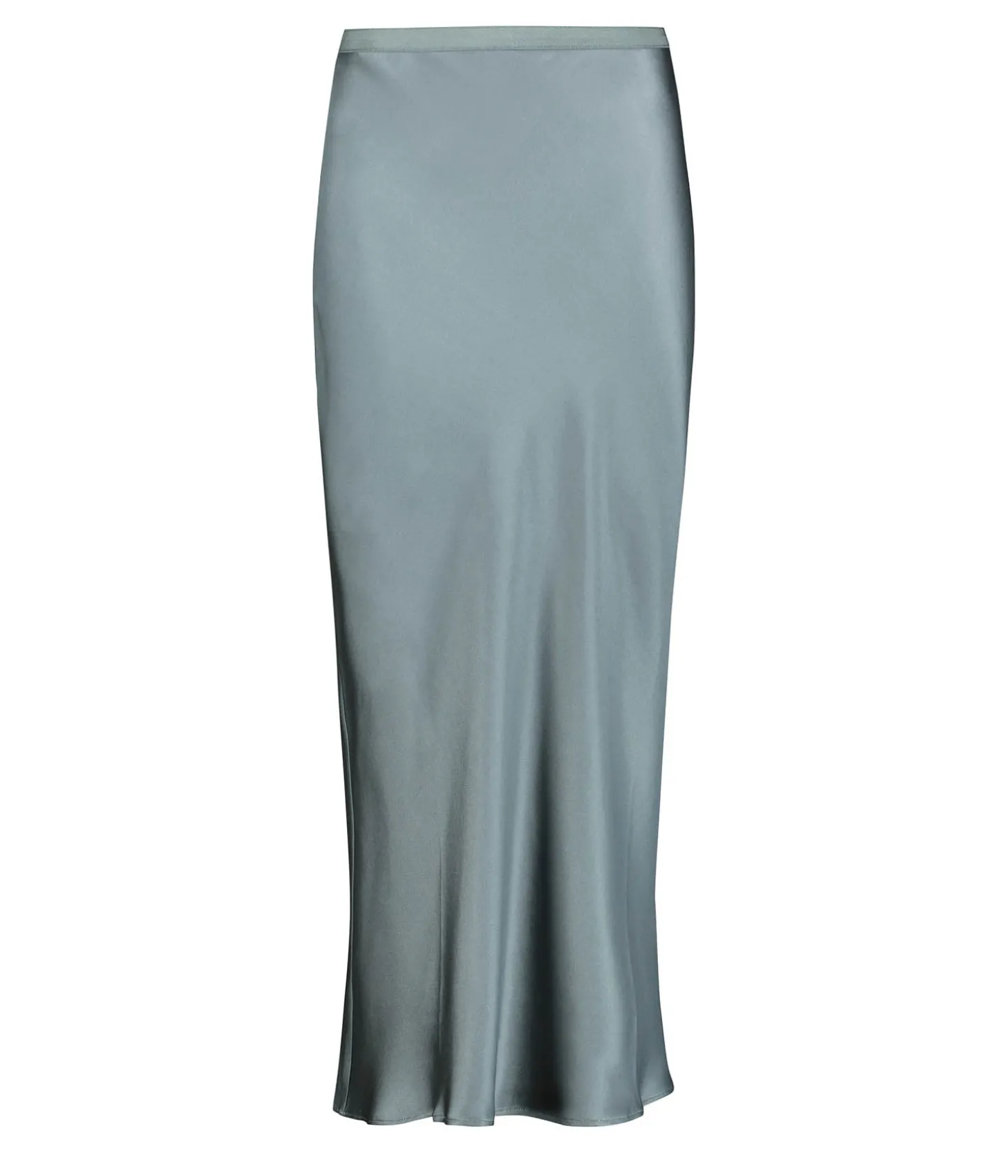 Jupe longue Bar en Soie Dark Sage-Anine Bing Cheap