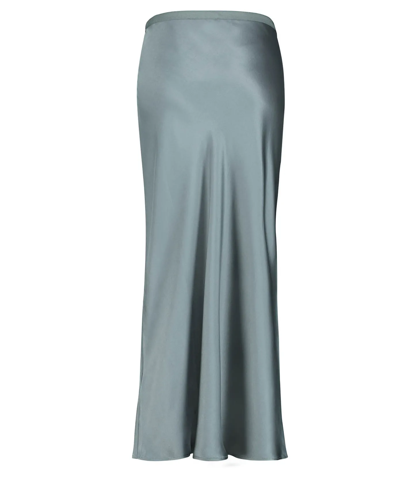 Jupe longue Bar en Soie Dark Sage-Anine Bing Cheap