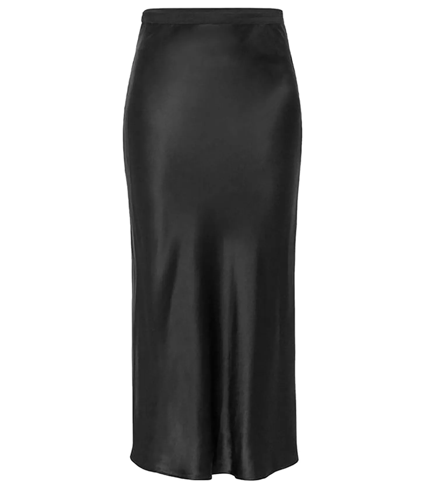 Jupe longue Bar en soie noire-Anine Bing Outlet