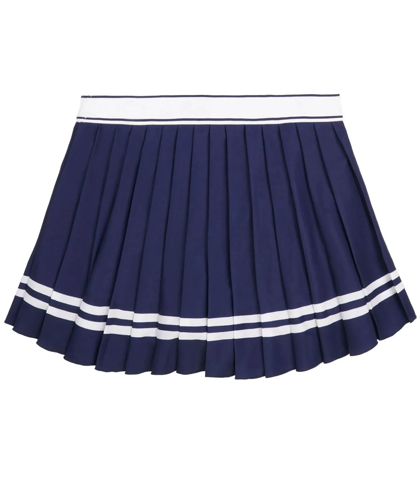 Jupe Vendome Script Pleated Navy-Sporty & Rich Cheap