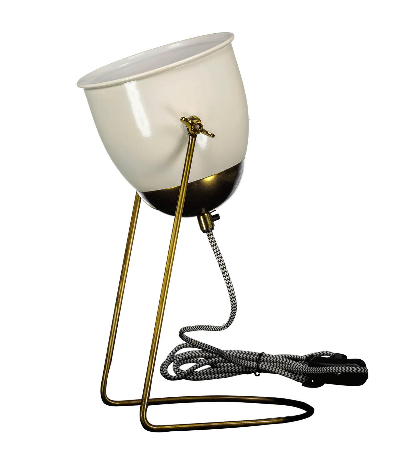 Lampe Gloss Laiton et Ivoire-Manufactori Store