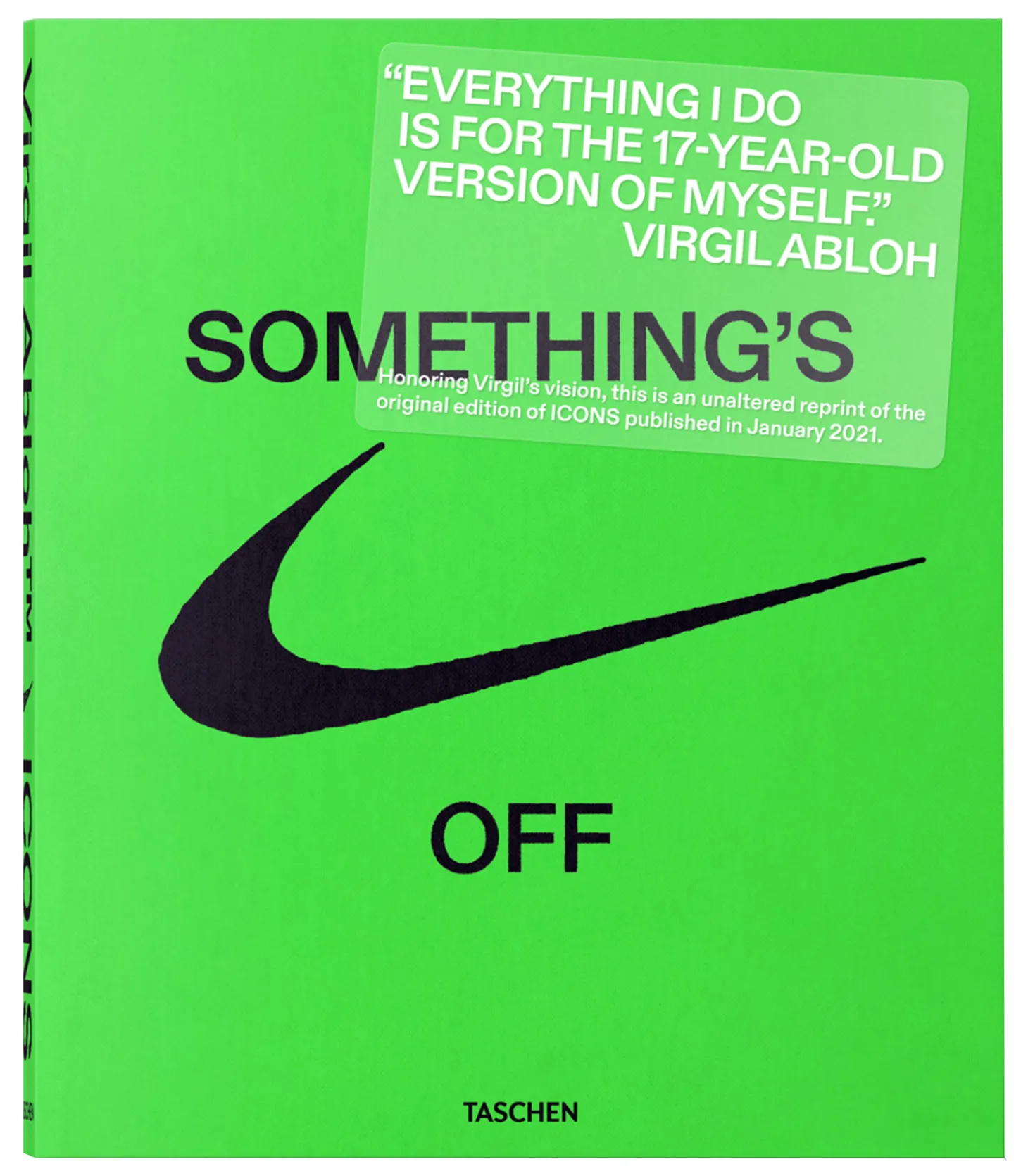 Livre Icons Nike x Virgil Abloh-Taschen Best