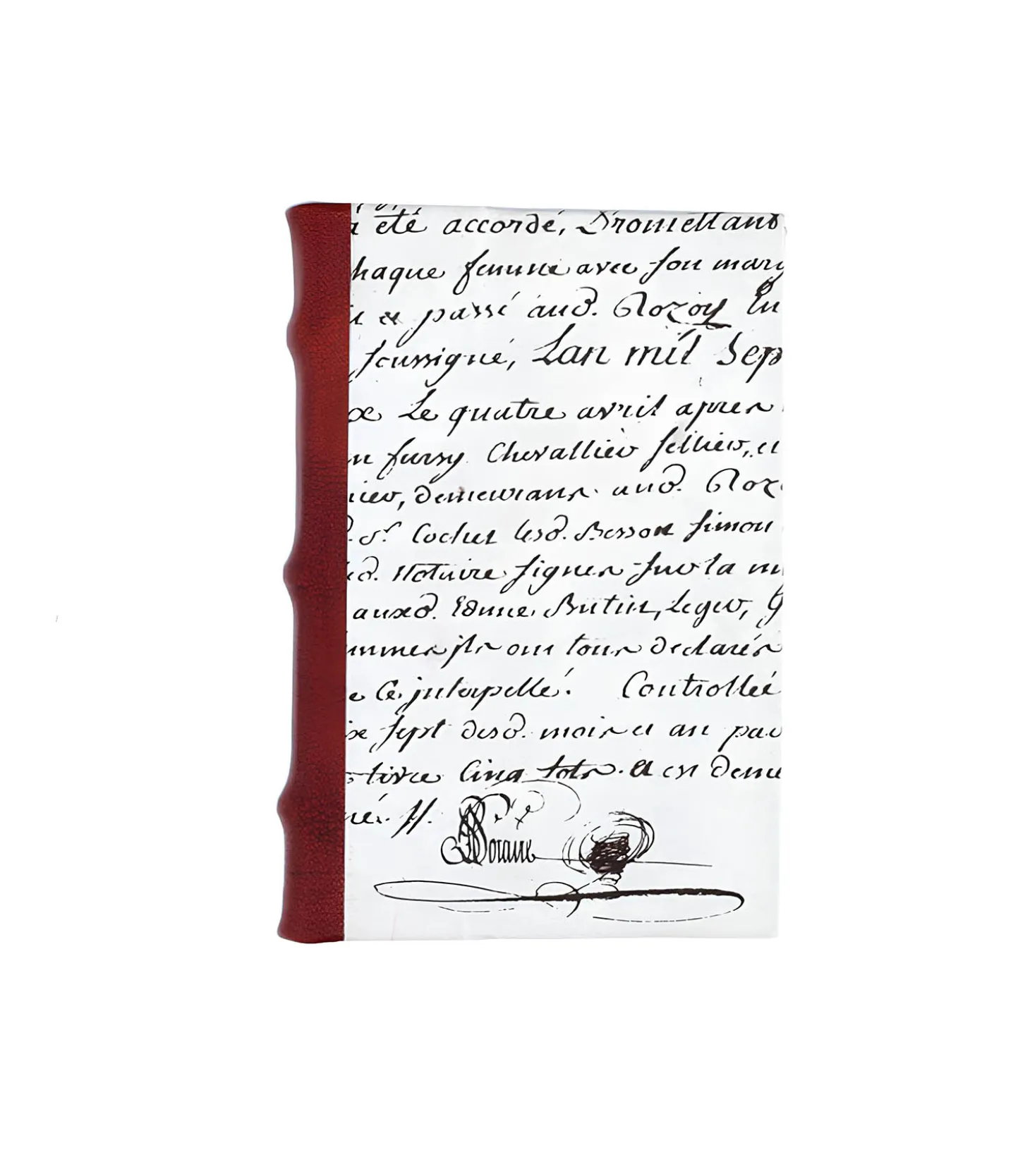 Livre Manuscrit 15 x 10 cm 96 Pages-MERCI LOUIS Hot