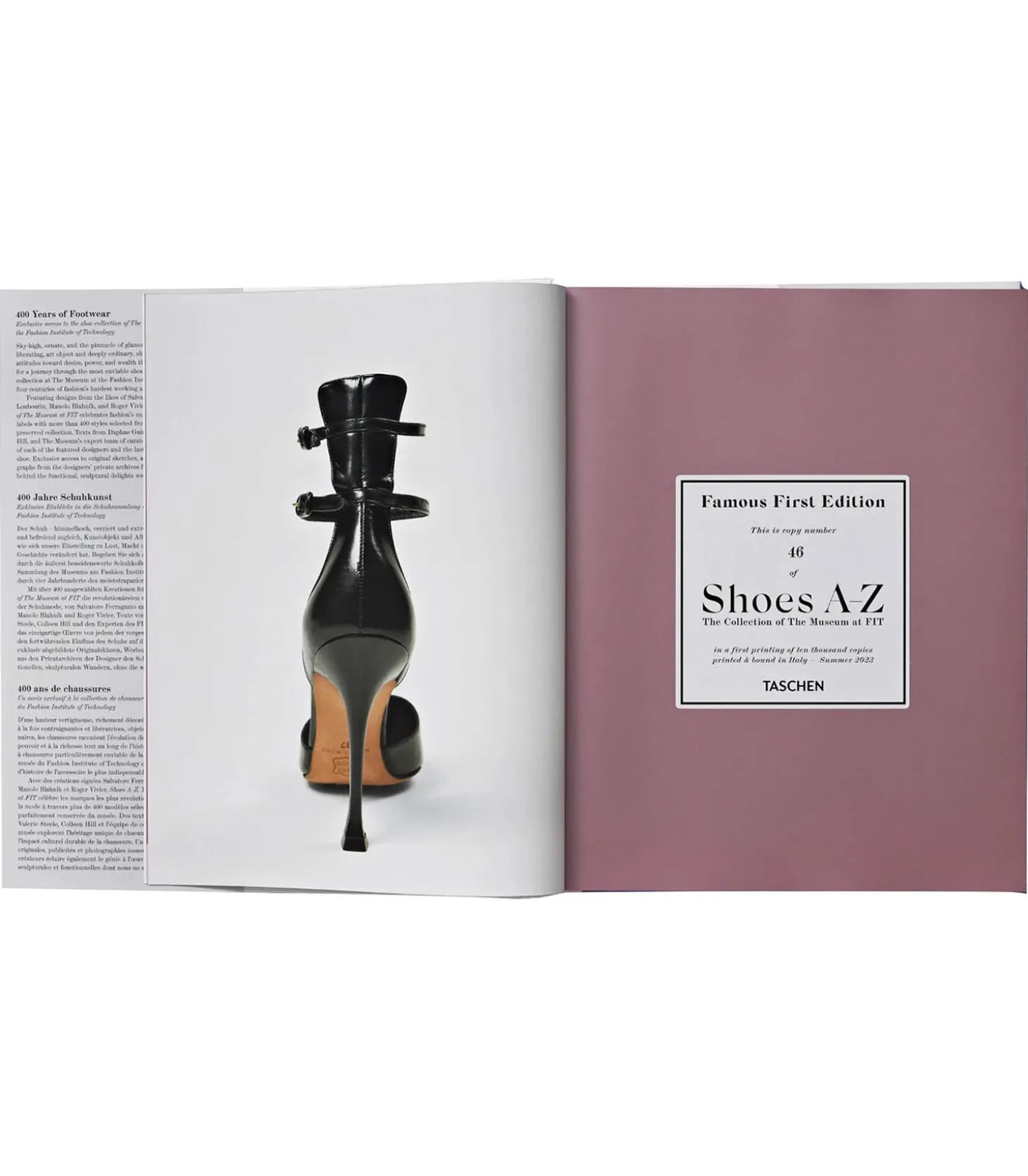 Livre Shoes A-Z. The Collection of The Museum at FIT-Taschen Shop