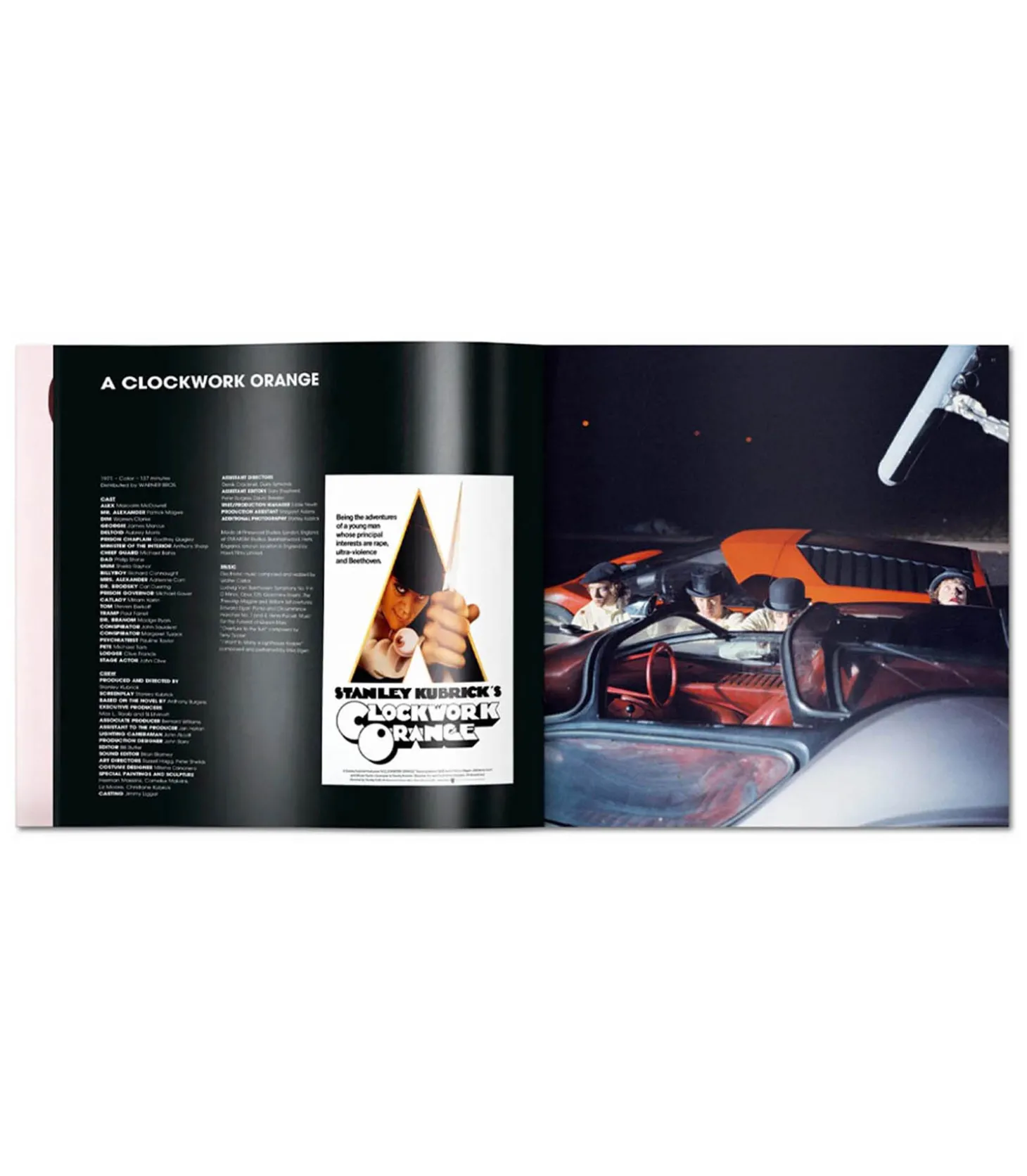 Livre Stanley Kubrick's A Clockwork Orange Livre + DVD-Taschen Hot