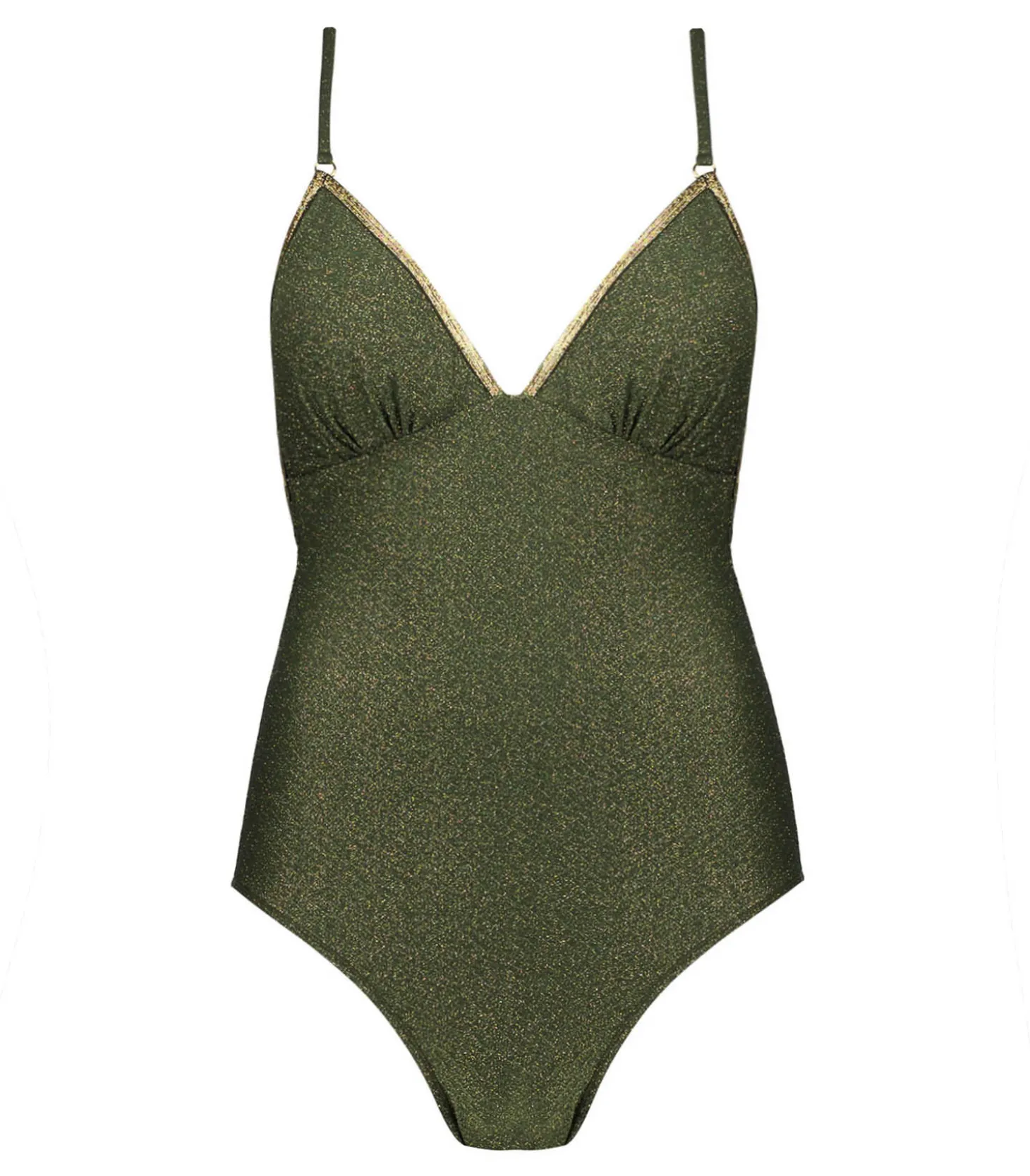 Maillot de bain une pièce Gilda Kaki-La Nouvelle Fashion