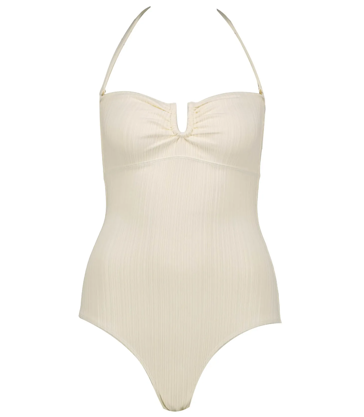 Maillot de bain une pièce Shellbeach White Weavy-Albertine Clearance