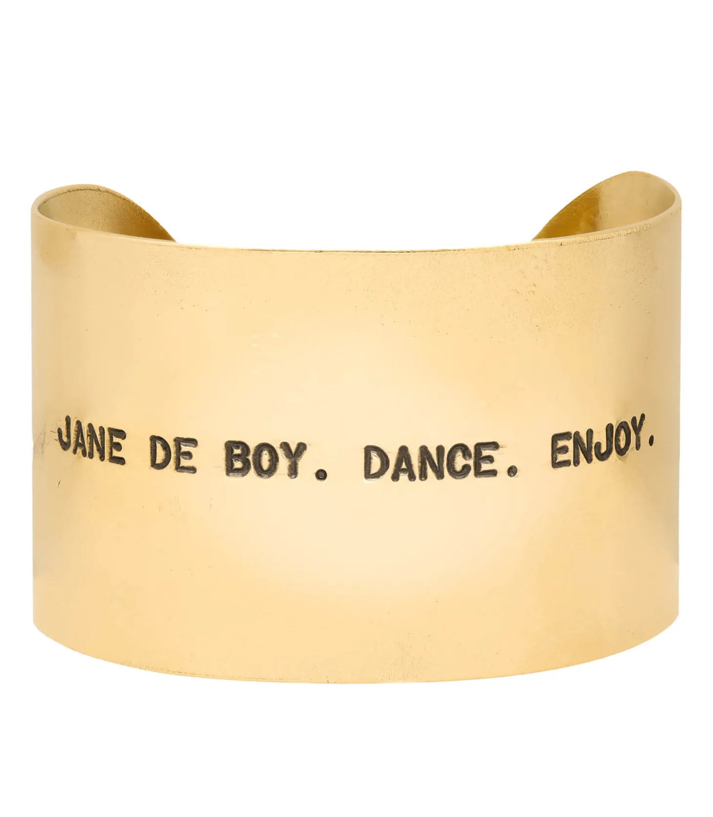 Manchette gravée Jane de Boy. Dance. Enjoy-Atelier 7 | 12 New