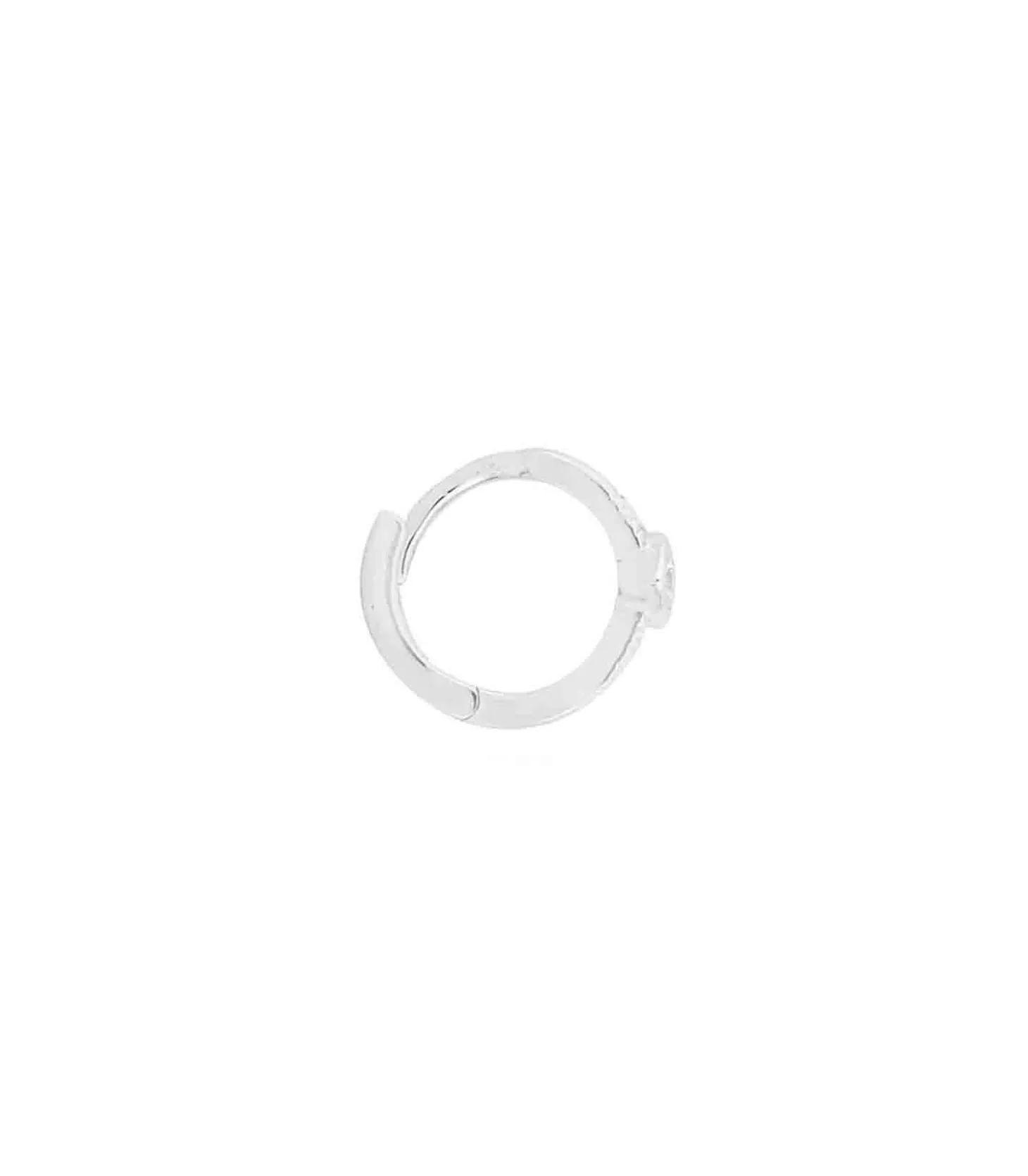 Mini Créole Indiana en Or Blanc-De Jaegher Store