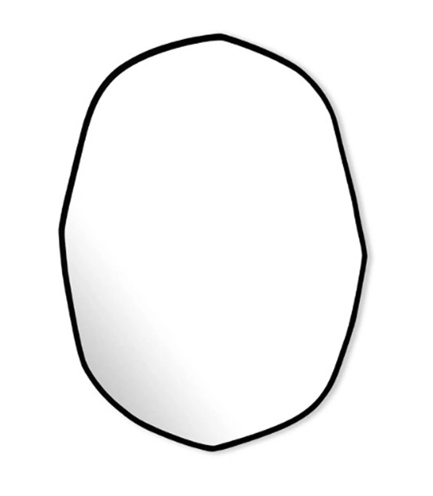 Miroir biseauté irrégulier 66 x 85 cm-M Nuance Best