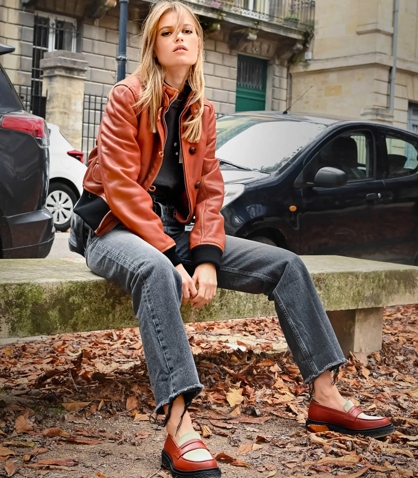 Mocassins en cuir Classic Type 5-ADIEU Flash Sale