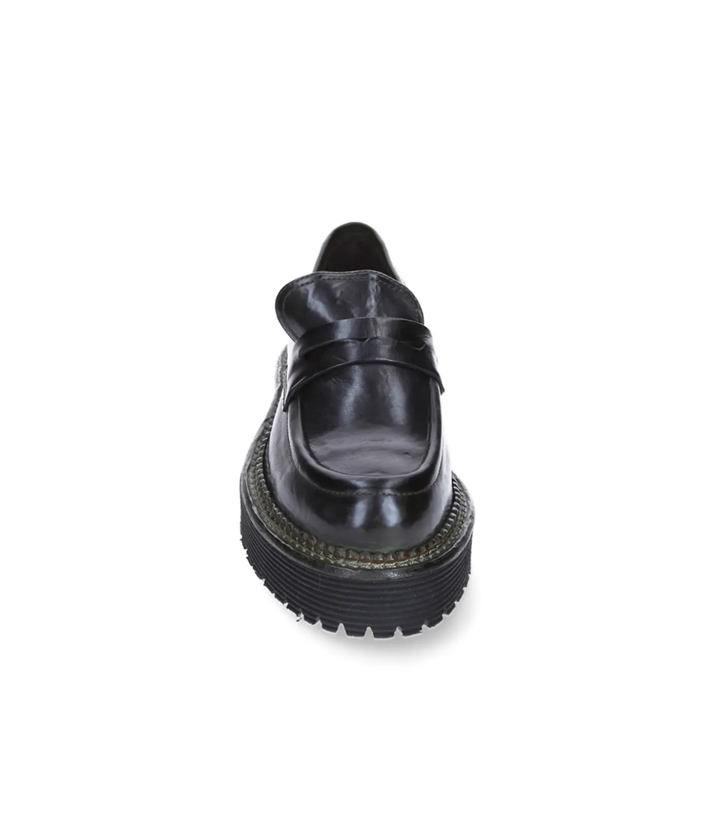Mocassins en cuir Kaki-King Tartufoli Sale