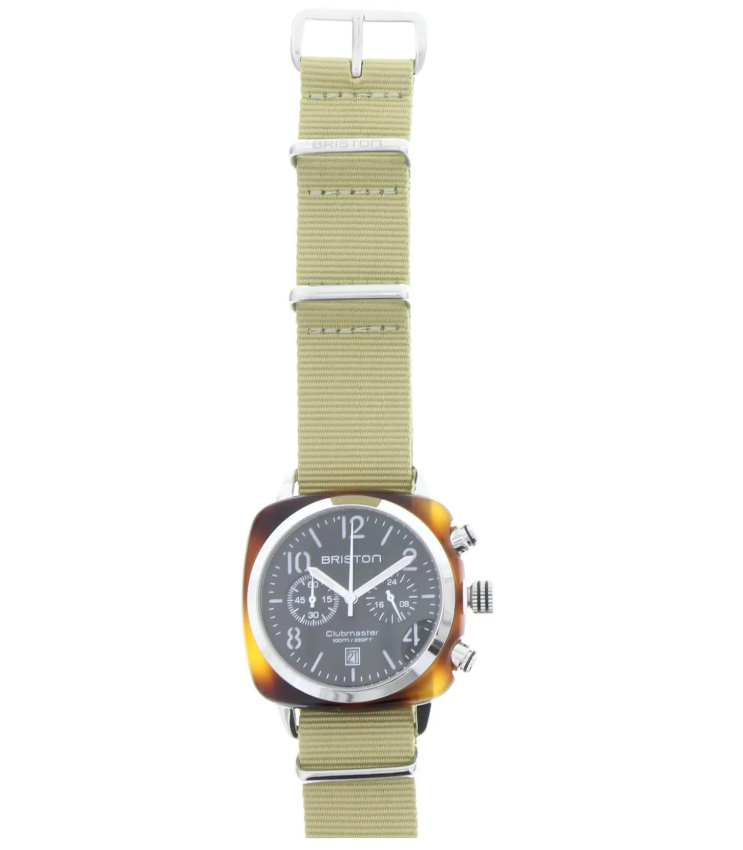 Montre Clubmaster Chrono - Vert/Ecaille-Briston Sale