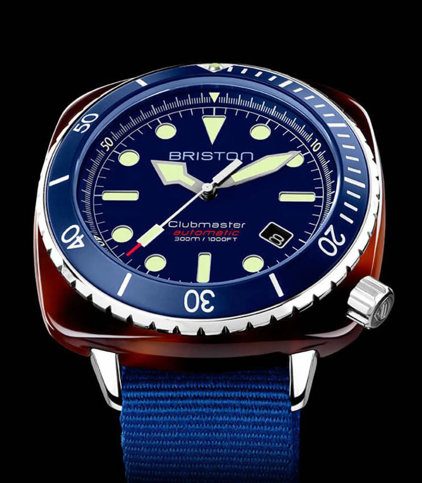 Montre Clubmaster Diver Pro - Bleu marine-Briston Fashion