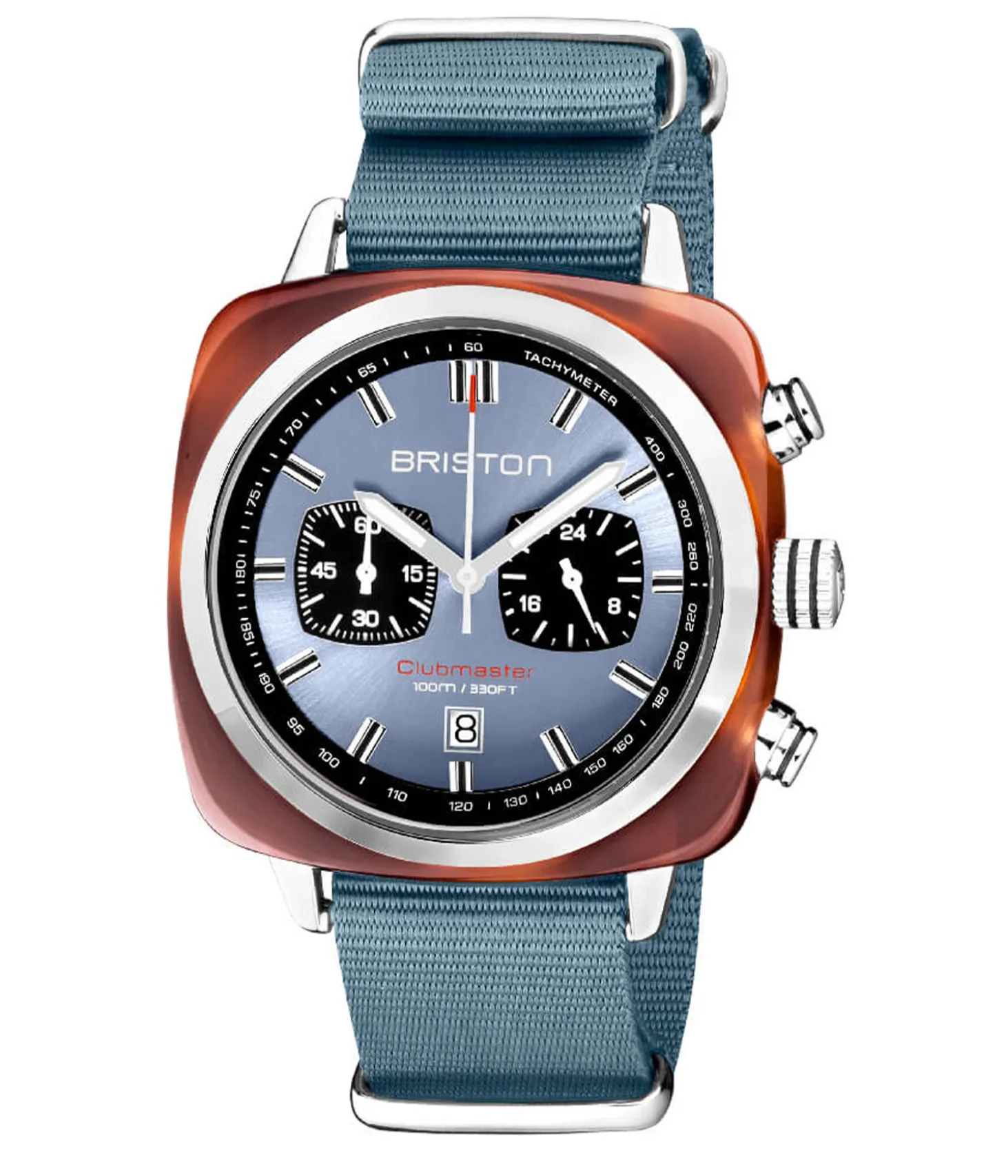 Montre Clubmaster Sport Chrono - Bleu glacier-Briston Hot