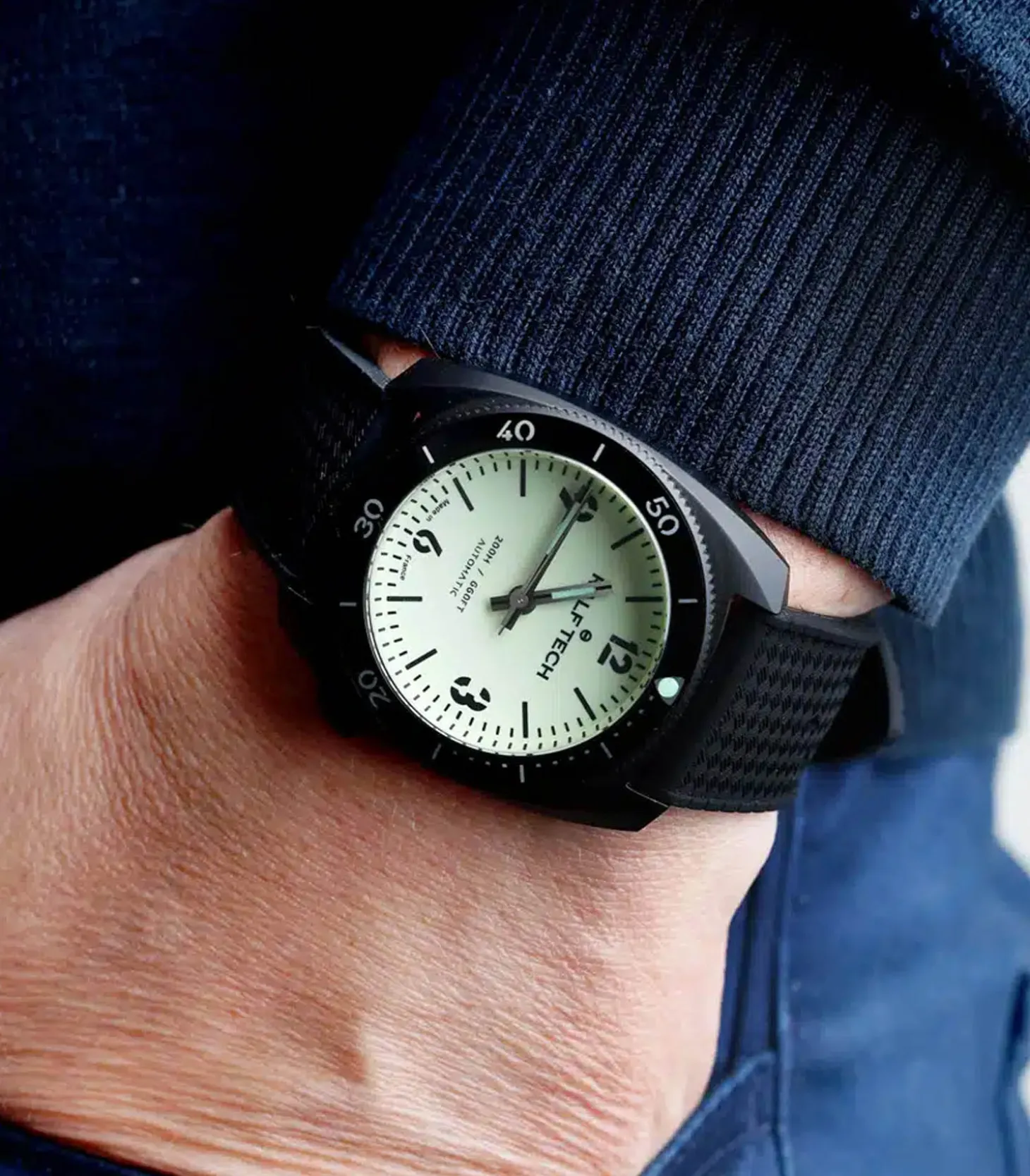 Montre WRB Automatique Black Full Lume-Ralf Tech Best