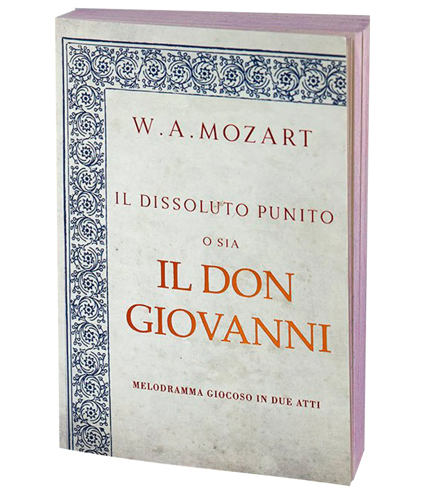Mute Book Pocket "Don Giovanni"-Slow Design Best