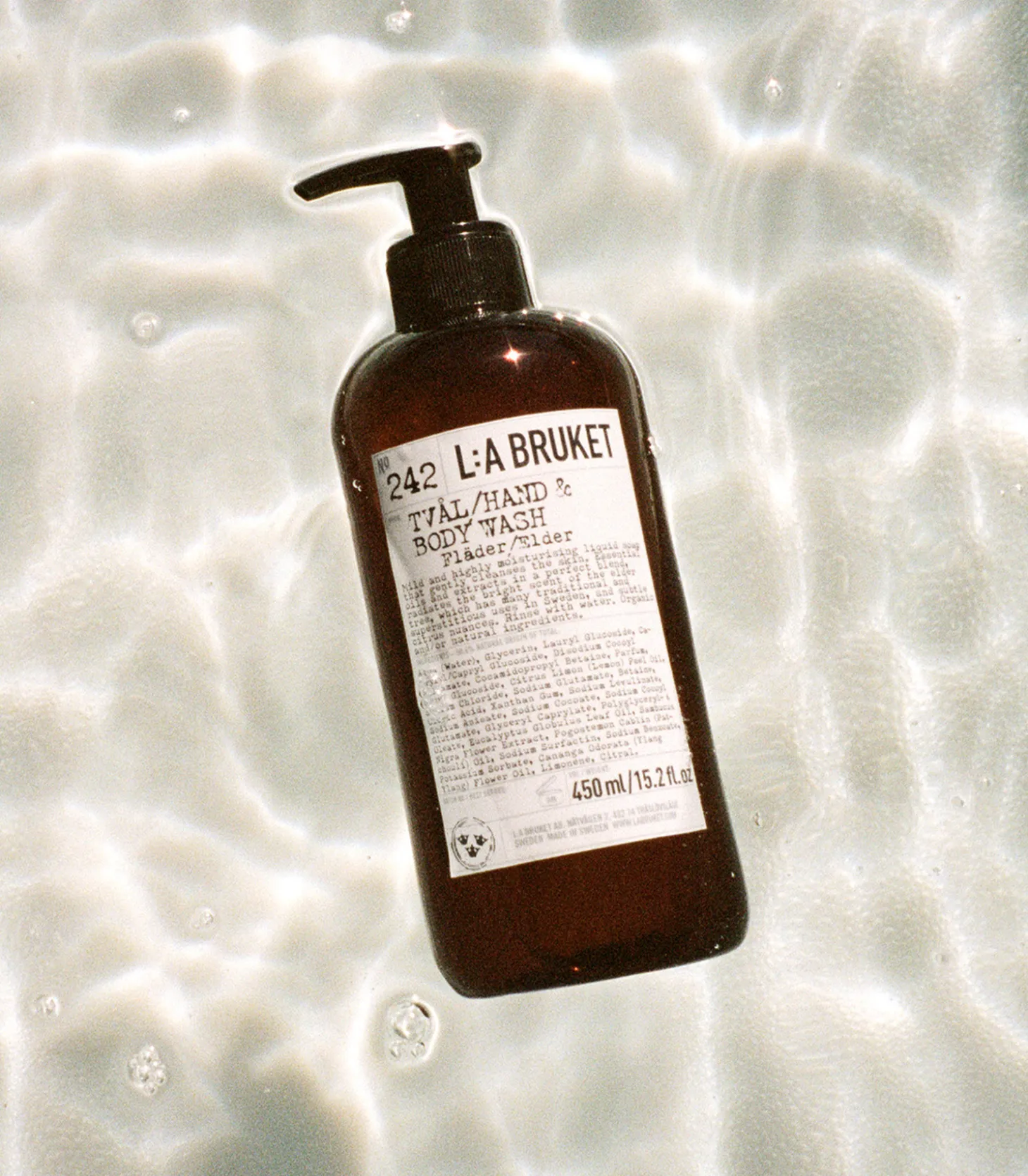 Nettoyant mains & corps n°242 Fleur de Sureau 450 ml-L:a Bruket Store