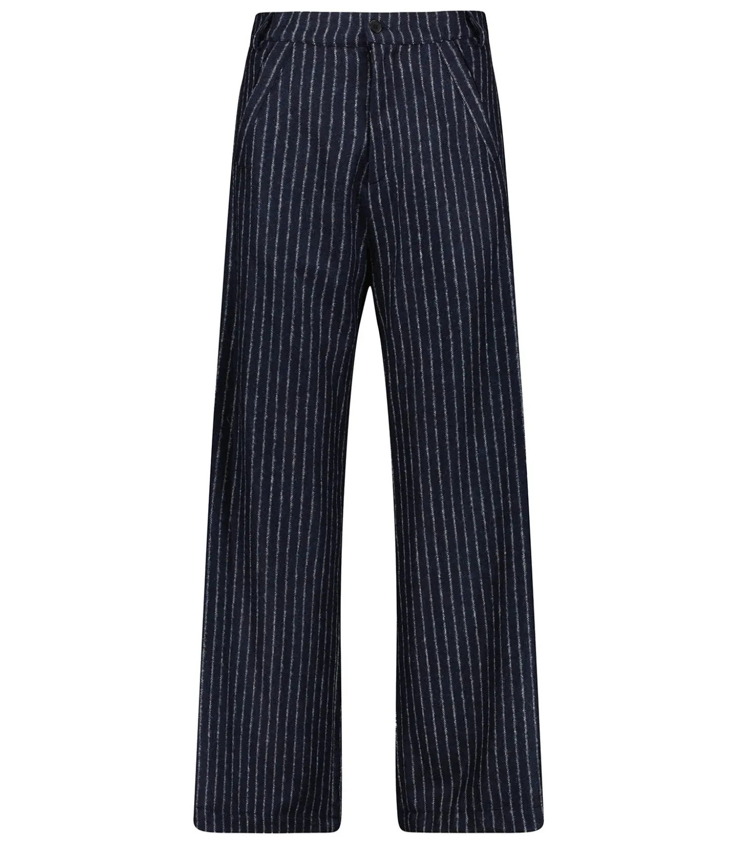 Pantalon à rayures Lena Marine-Mii Clearance