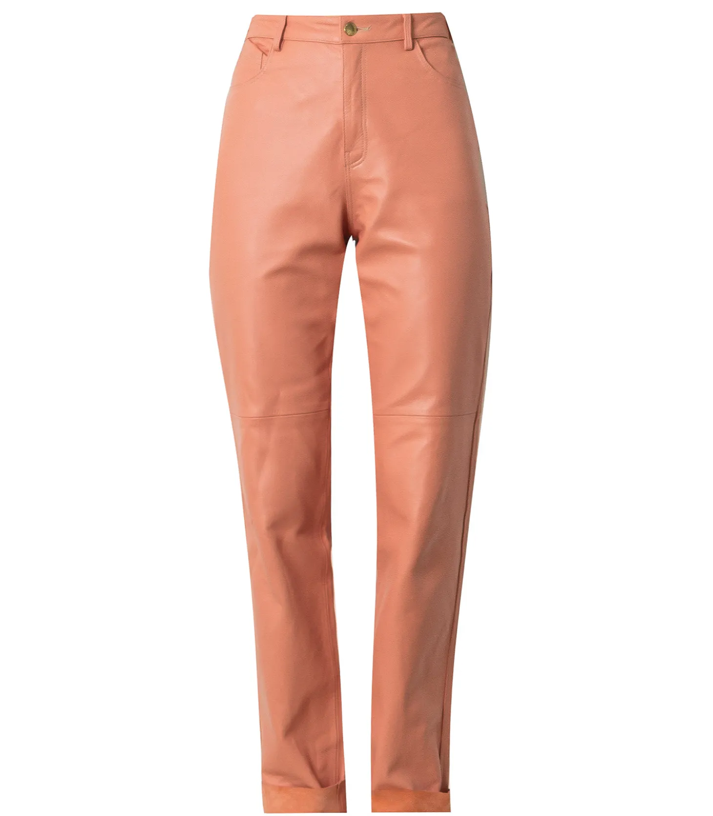 Pantalon en Cuir Pêche-Victoria Leivissa Sale