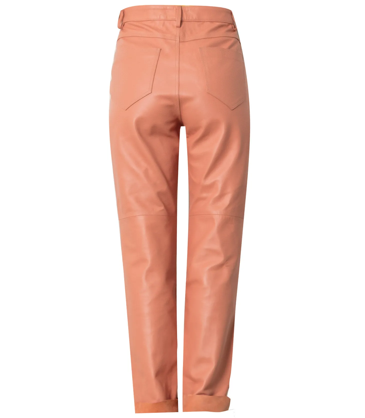 Pantalon en Cuir Pêche-Victoria Leivissa Sale
