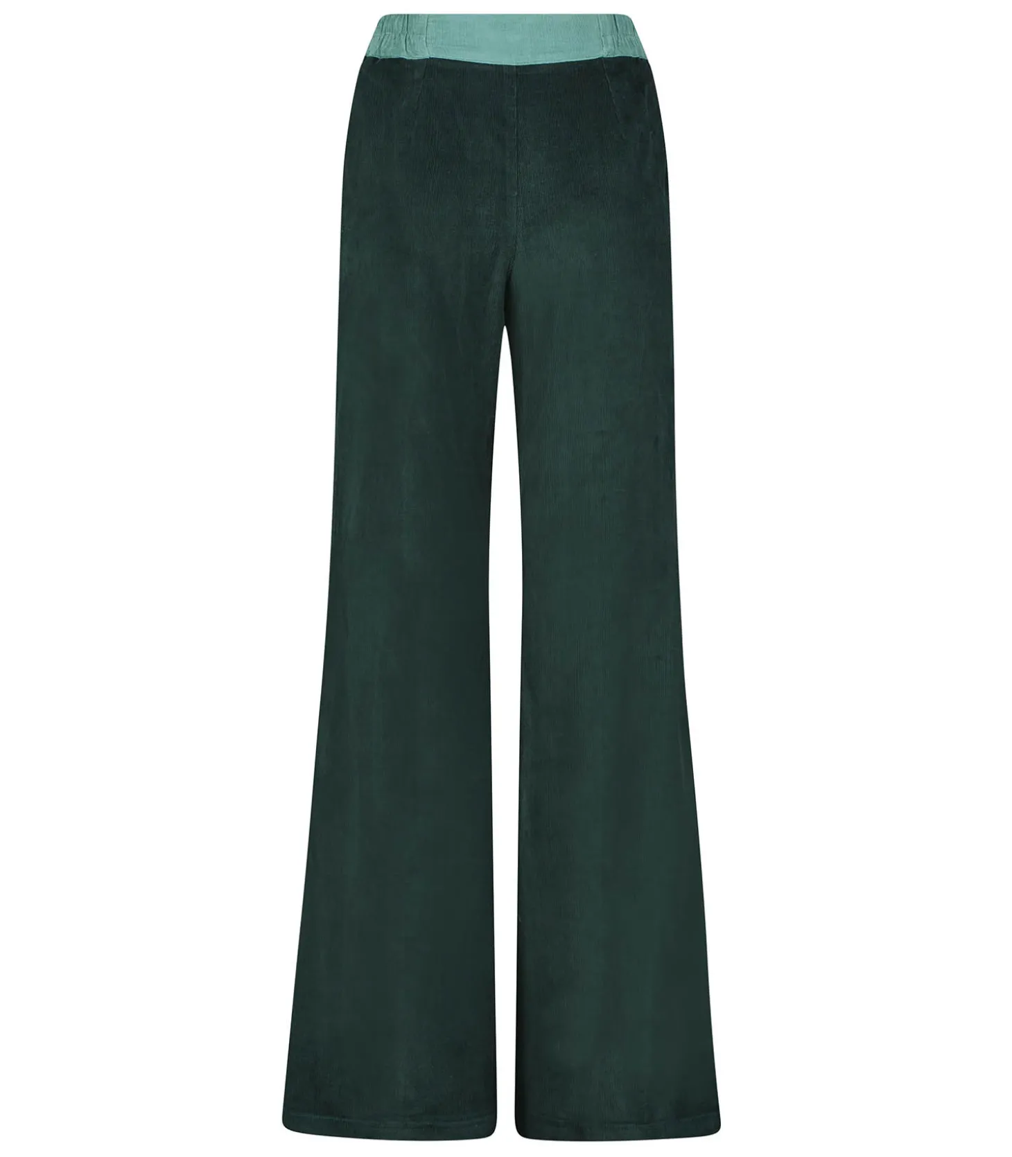 Pantalon en Velours Bicolore Luigi Vert-La Treille Maison Ensoleillée Store