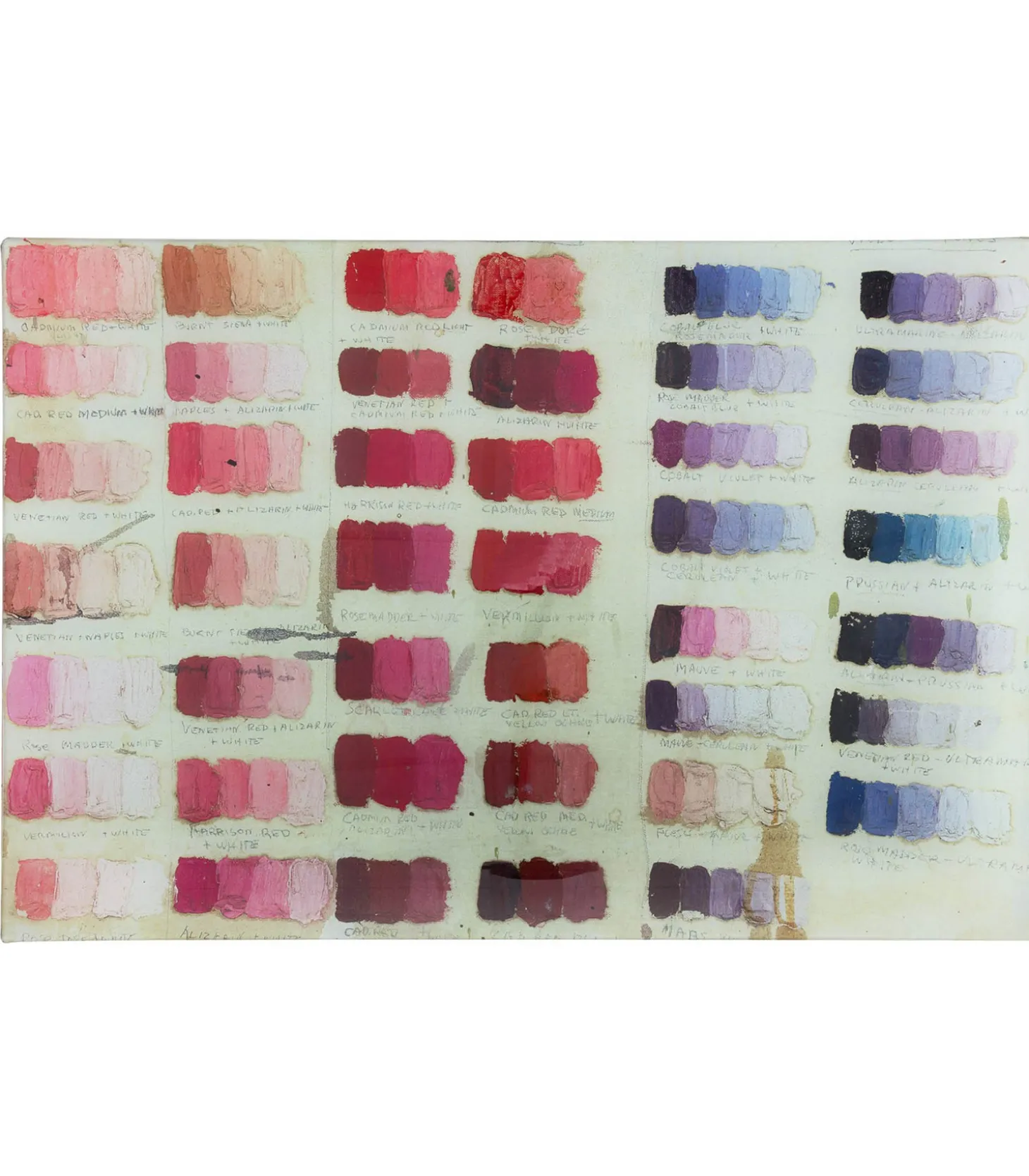 Plateau de service "Painter's studio" rouge 55 x 37,5 cm-John Derian Online