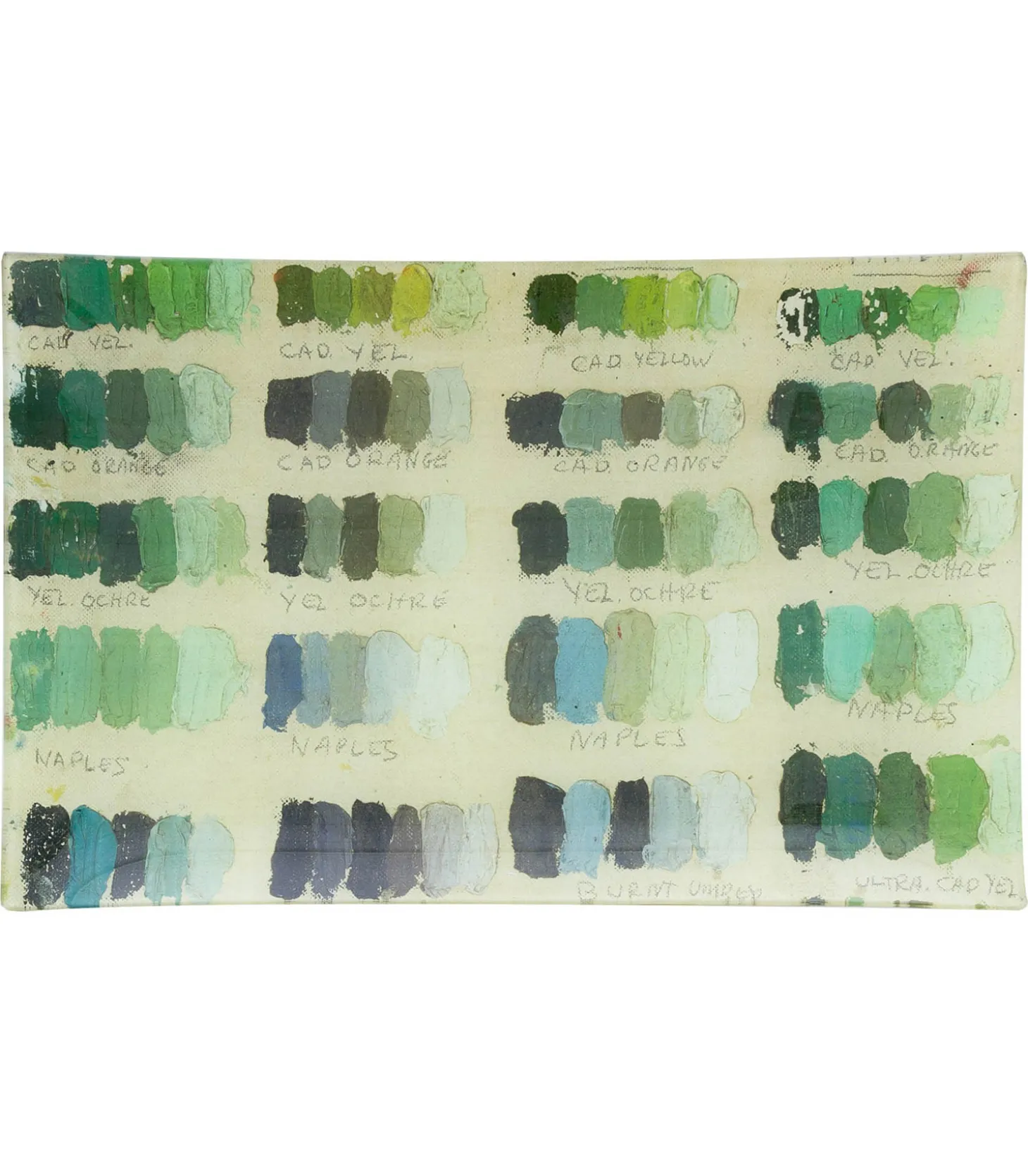 Plateau de service "Painter's studio" vert 35 x 22,3 cm-John Derian Fashion