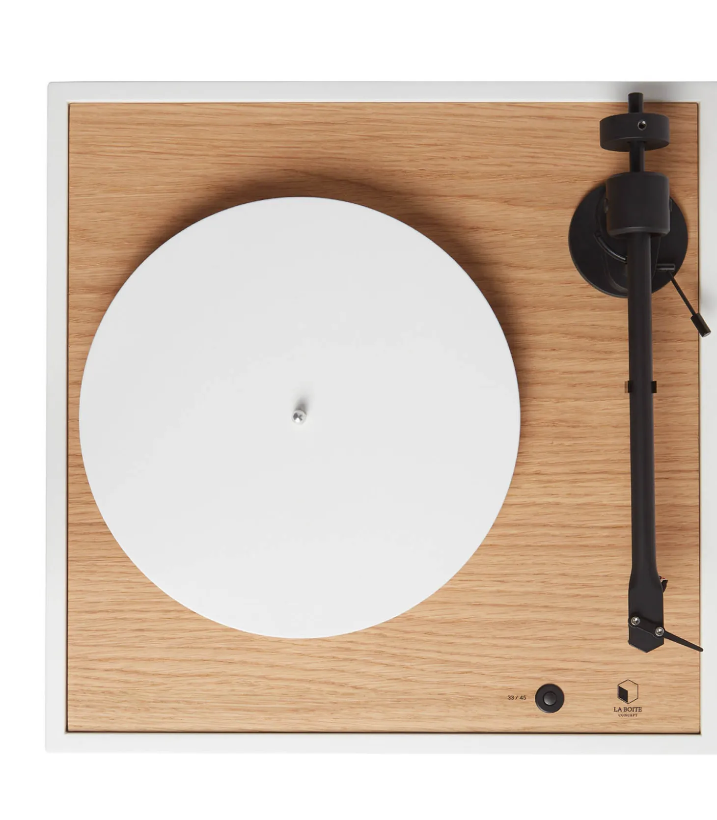 Platine Vinyle Minimale et Haute-fidélité SQUARE Chêne-La Boite Concept Best Sale