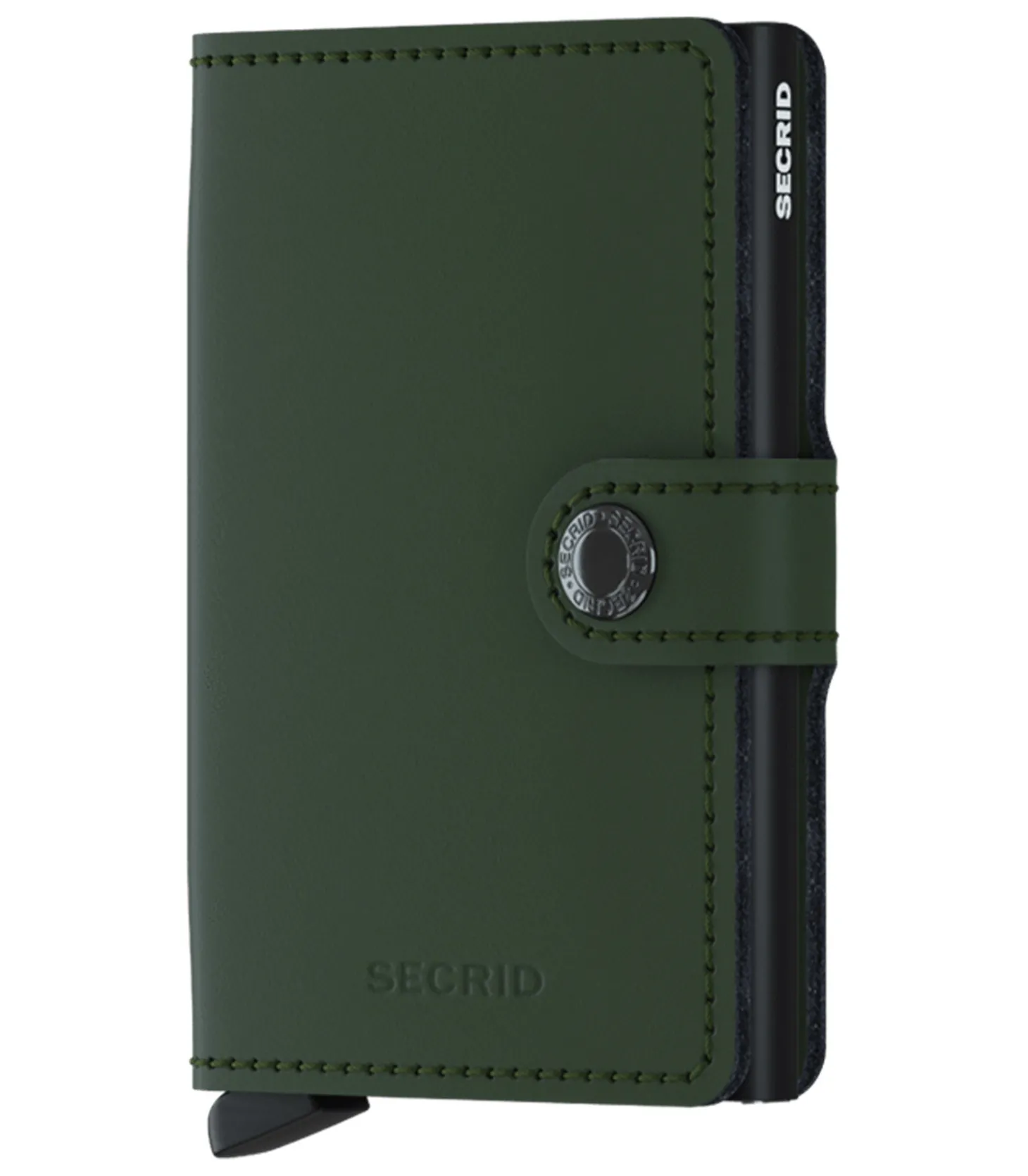 Porte-Carte Miniwallet Matte Green Black-Secrid Flash Sale