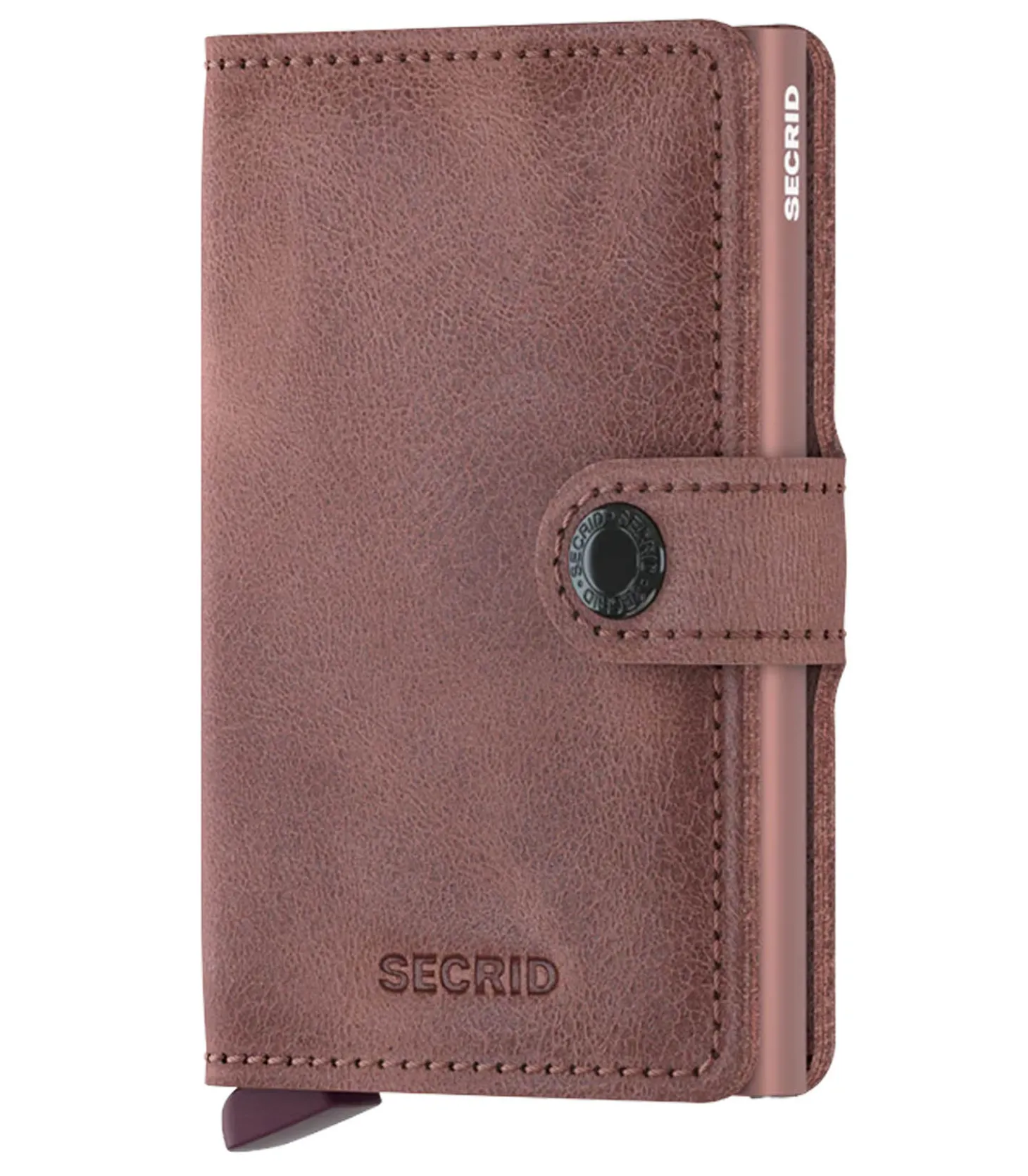 Porte-Carte Miniwallet Vintage Mauve-Secrid Outlet