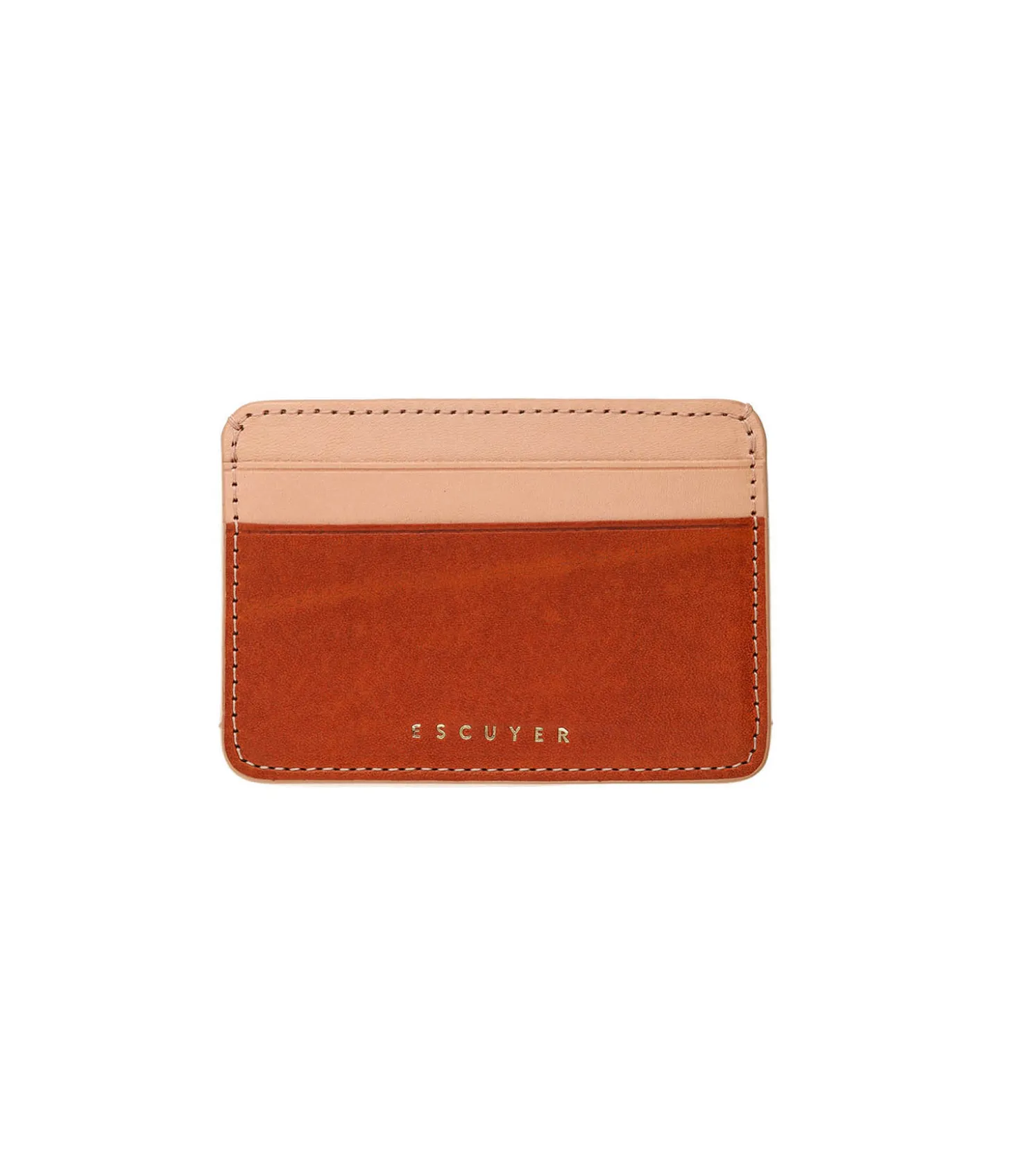 Porte-Carte Yosé Cognac / Pink-Escuyer Flash Sale