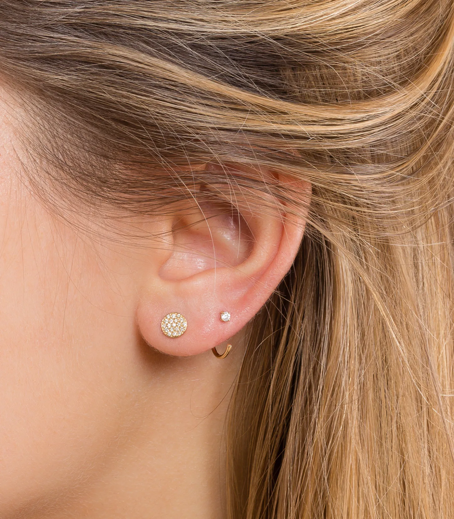 Puce disque diamants solo-And... Paris Fashion