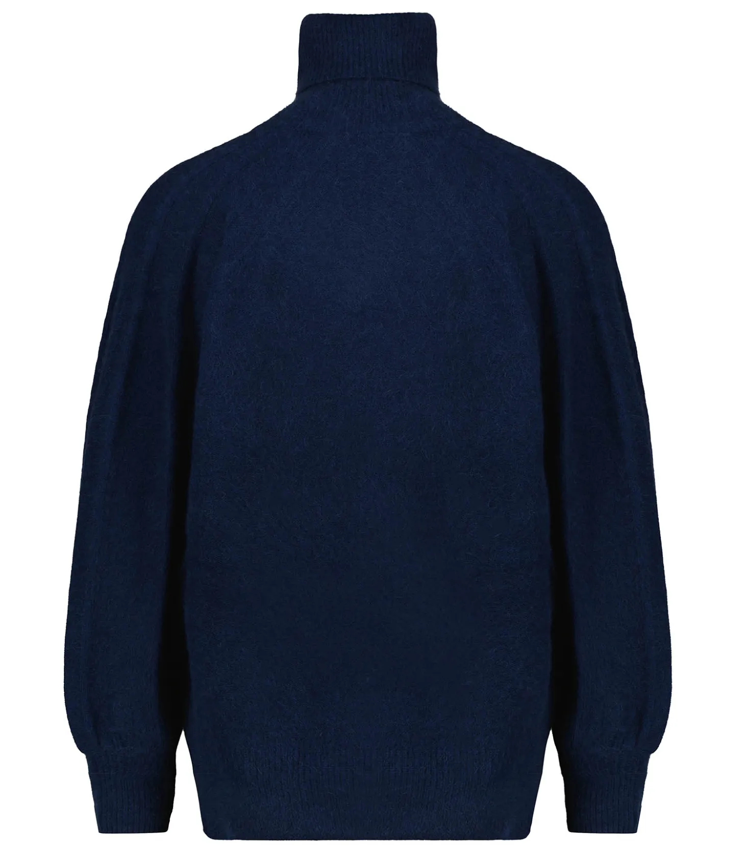 Pull Col Roulé Manches Ballons Marine-Majestic Filatures Shop