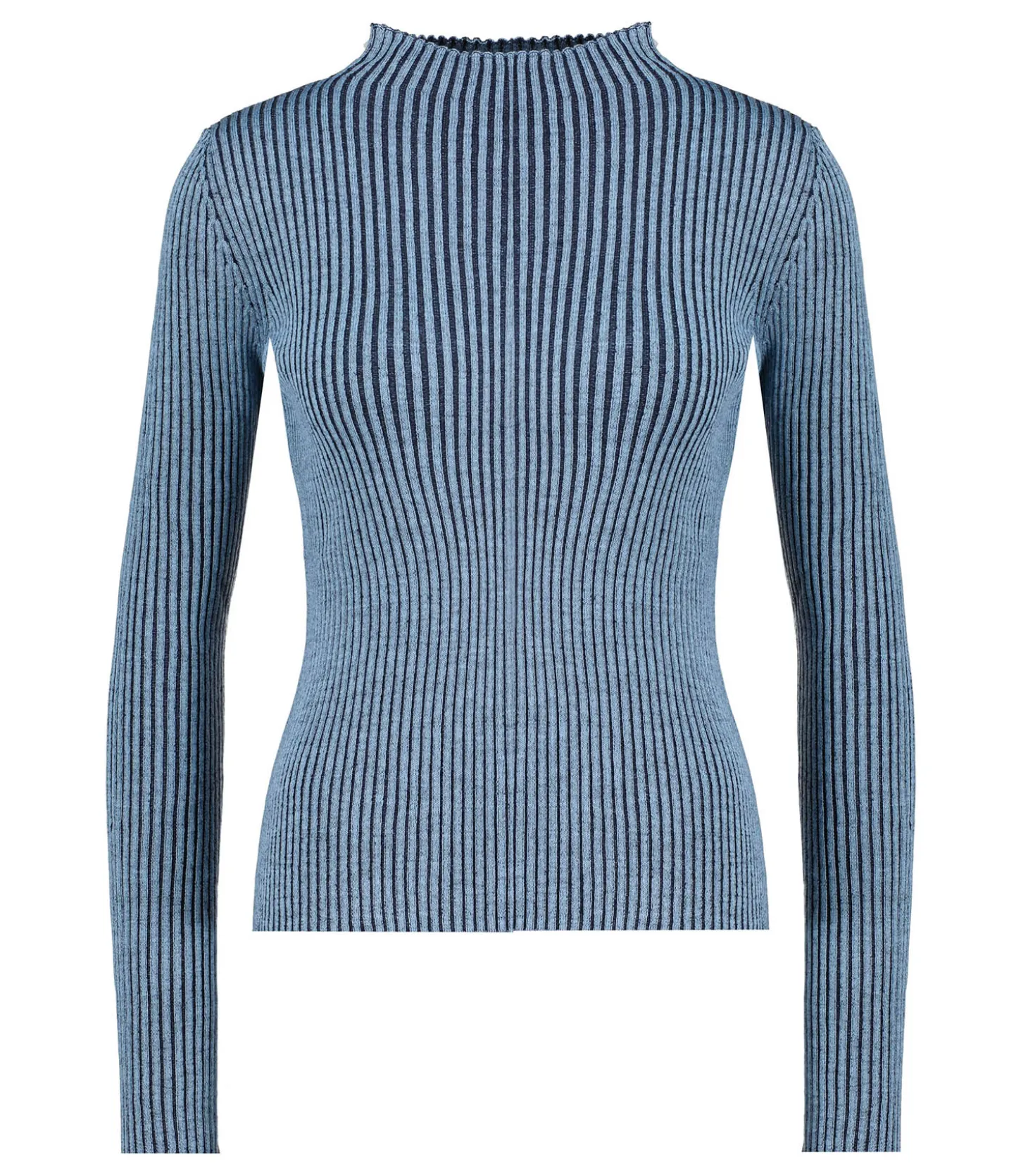Pull côtelé Lupetto Vanise Bleu-Roberto Collina Clearance