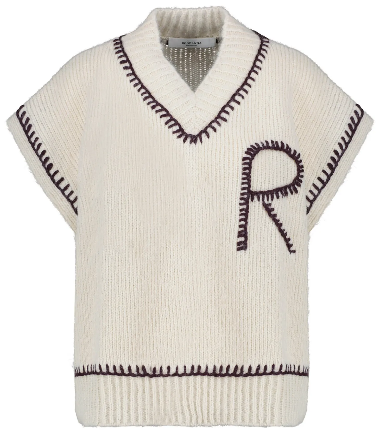 Pull sans manches Lima Santiago Ivoire-Roseanna Cheap