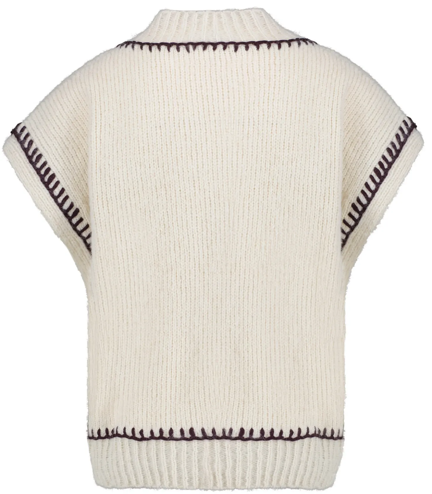 Pull sans manches Lima Santiago Ivoire-Roseanna Cheap