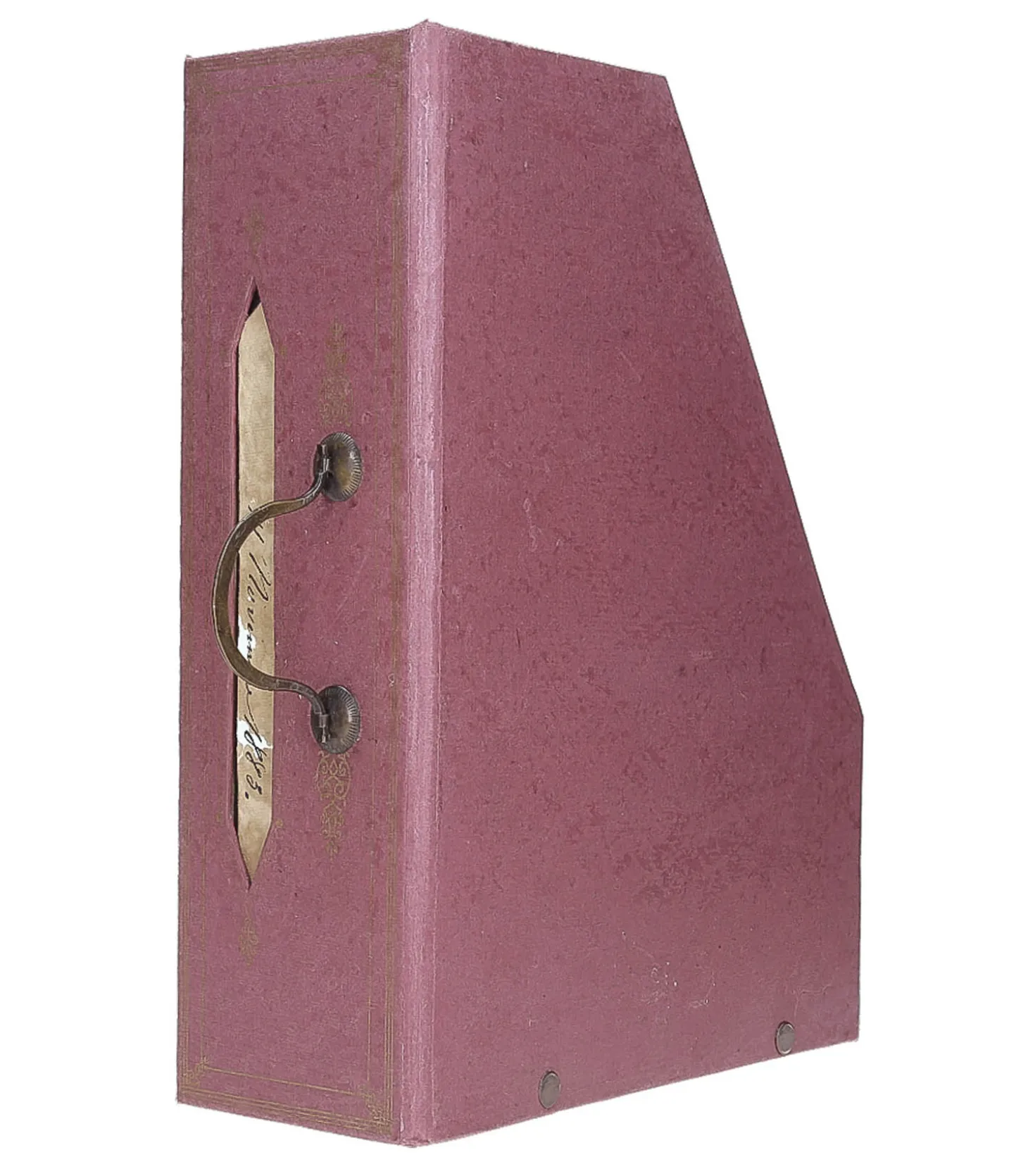 Range Dossiers Cartonnier Rouge-MERCI LOUIS Outlet