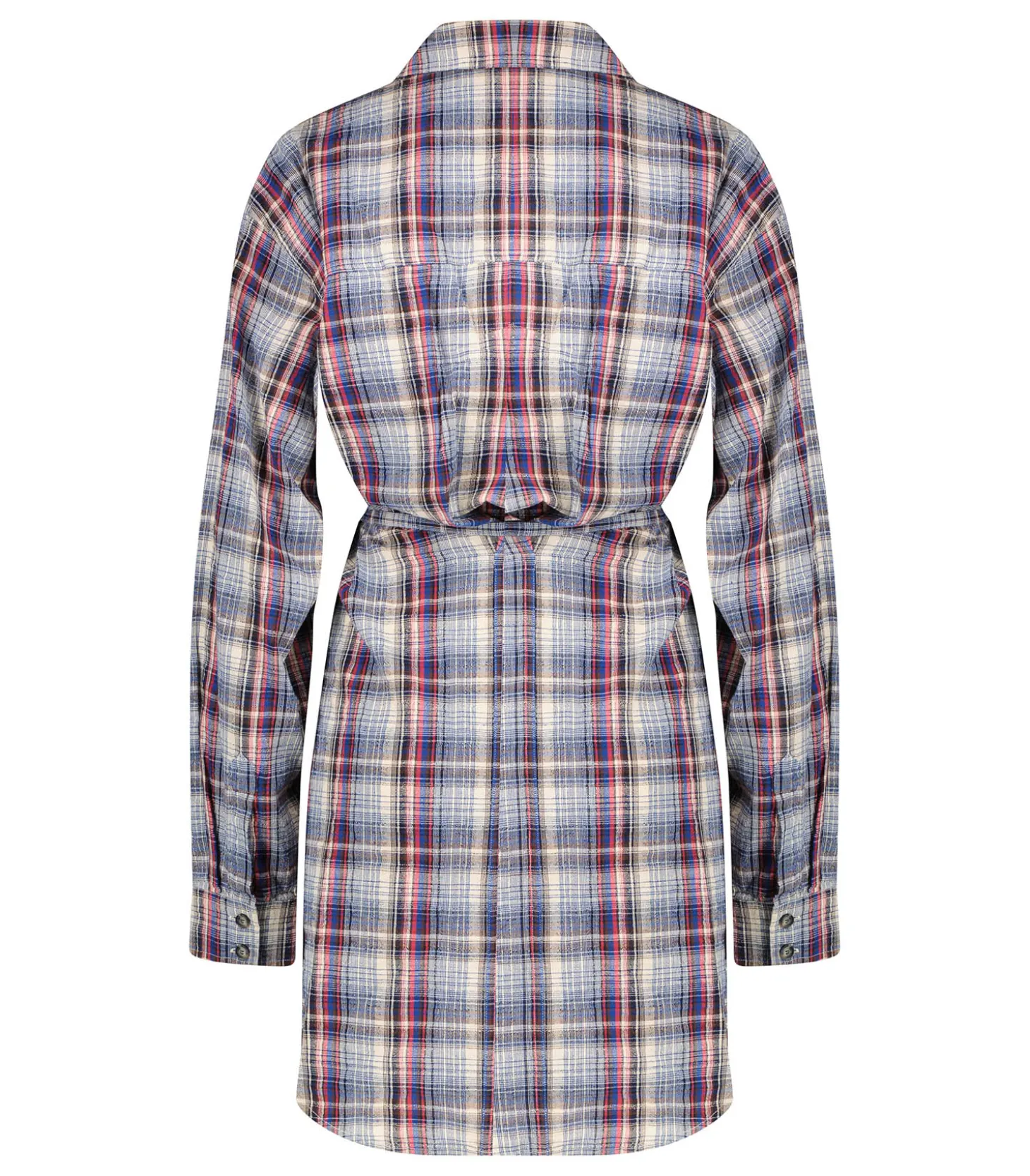 Robe à carreaux Liliane Bleu-Marant Étoile Flash Sale