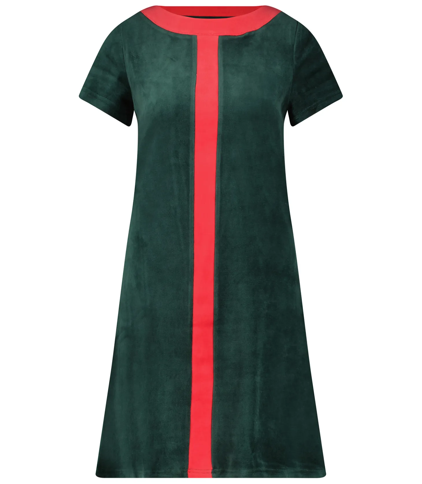Robe Diana Vert foncé & Rouge-Ma petite plage Flash Sale