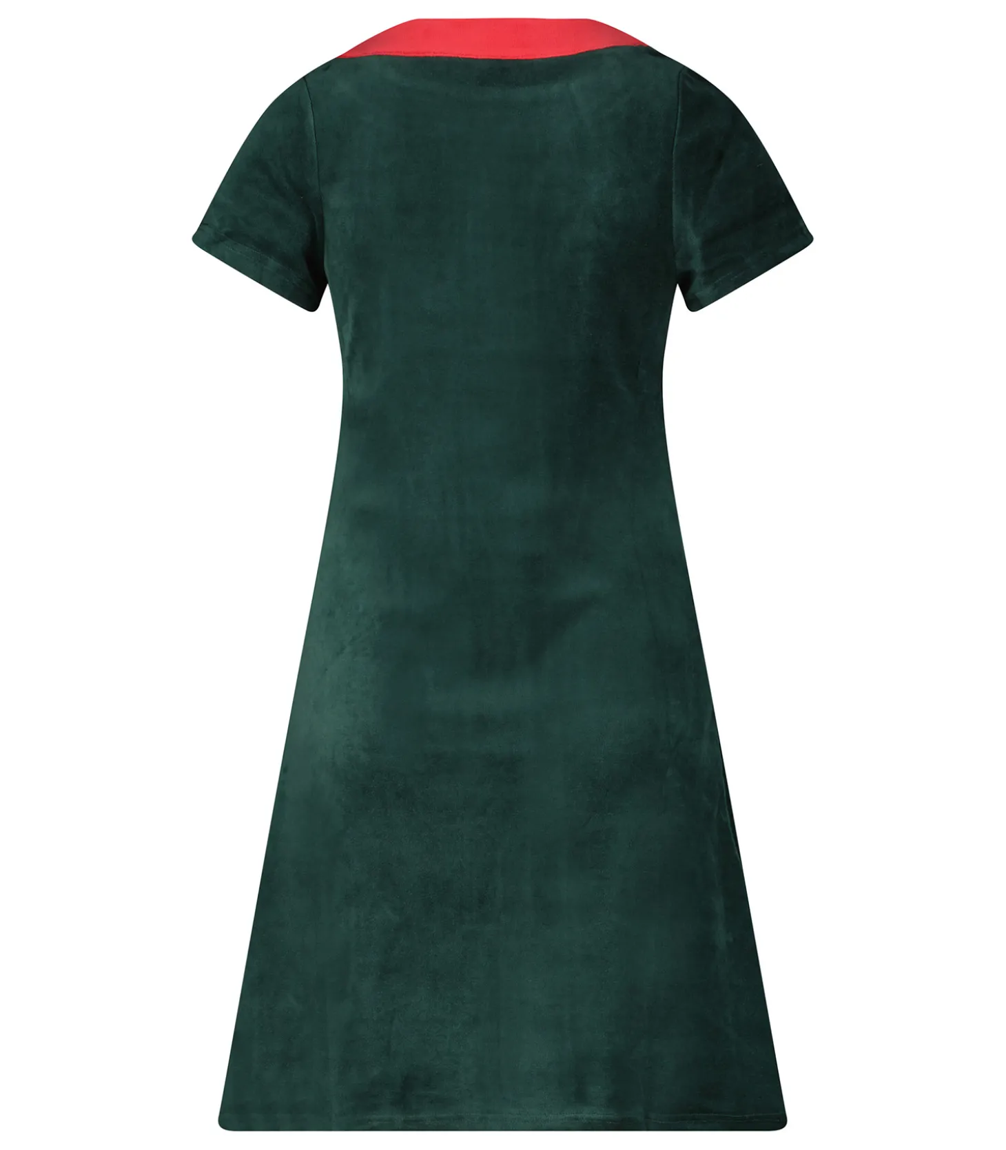 Robe Diana Vert foncé & Rouge-Ma petite plage Flash Sale