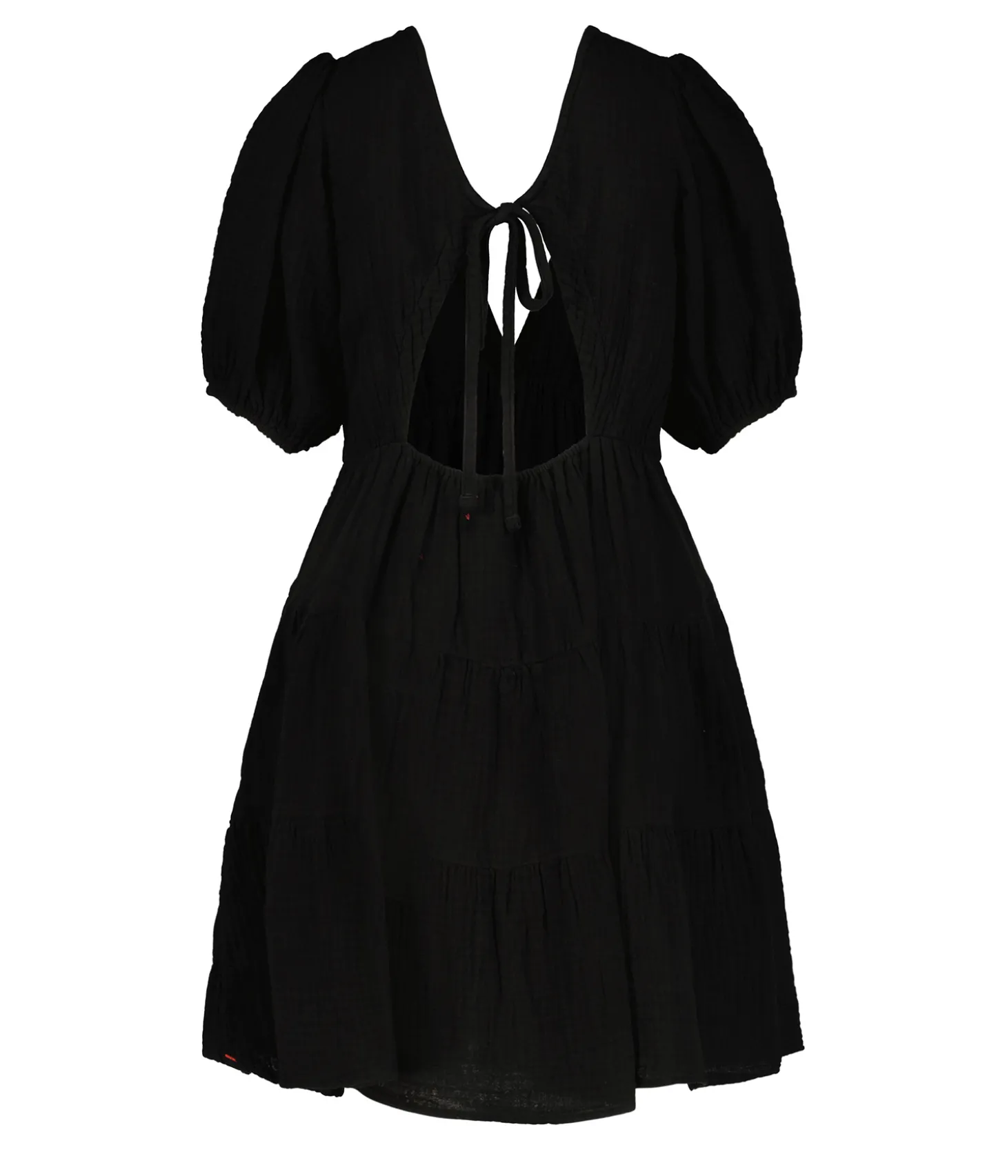 Robe en gaze de coton Nissa Black-Xirena Best