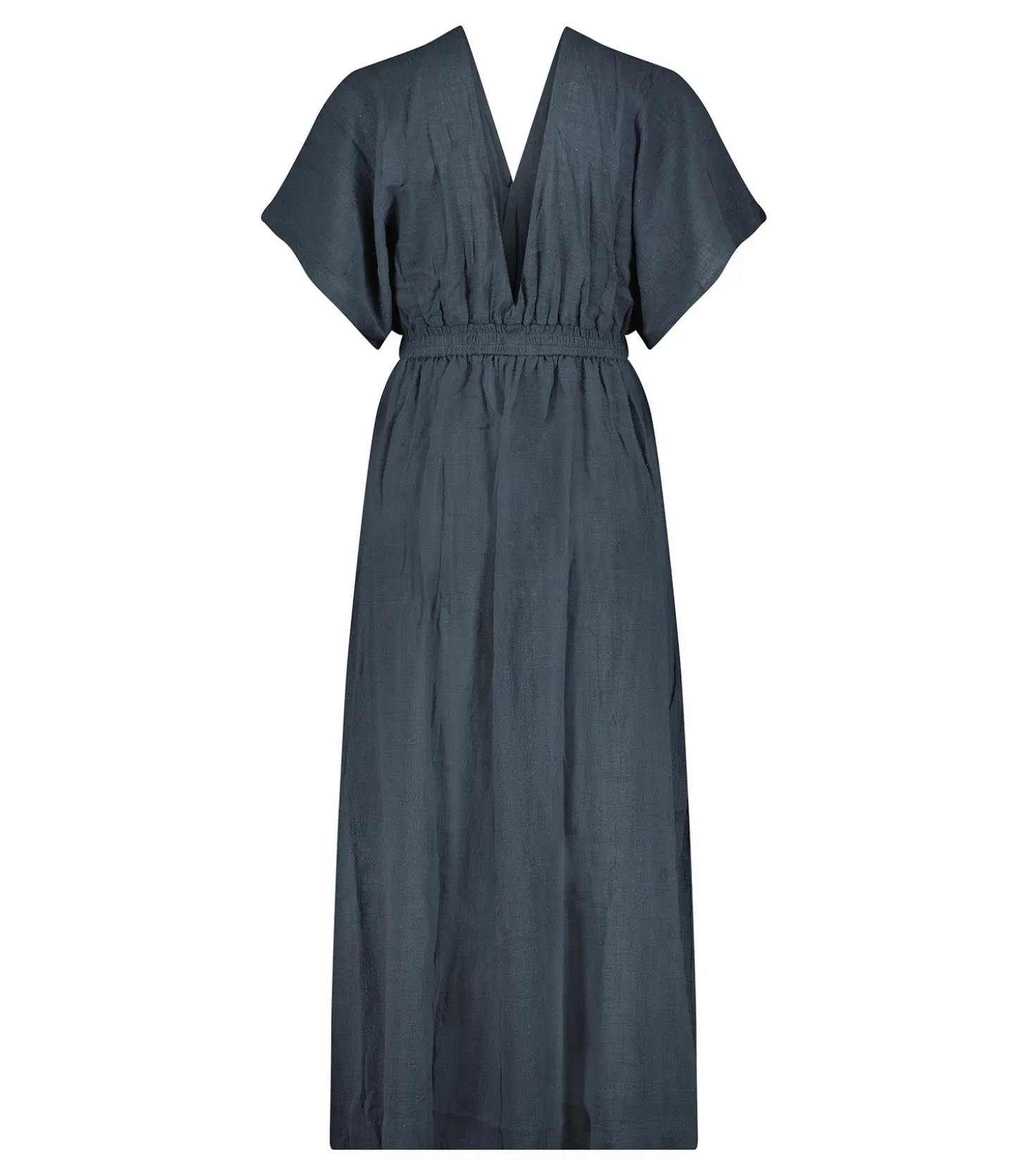 Robe longue Empire Bleu marine-Maison Saint Julien Flash Sale
