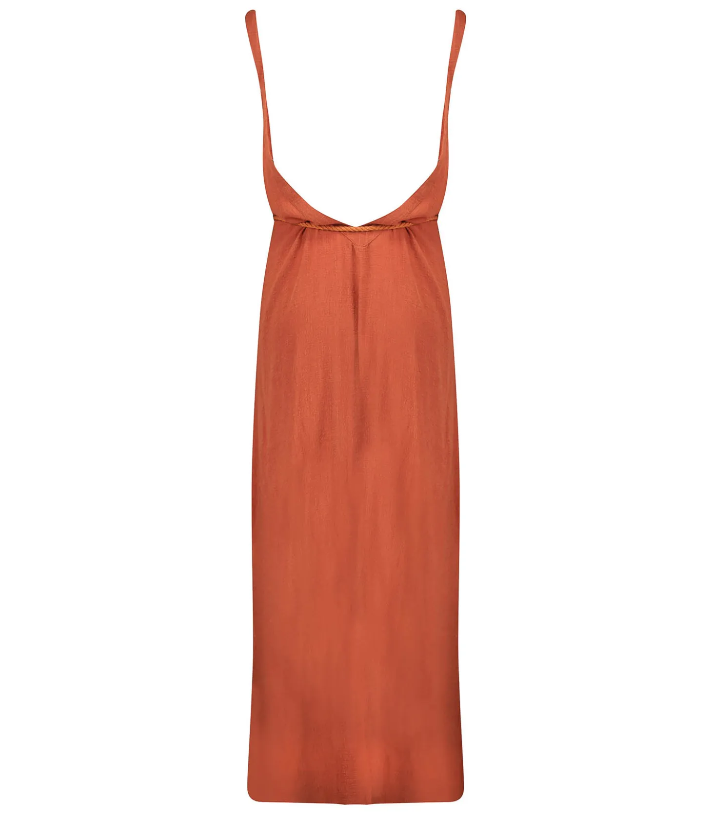 Robe longue Palma de Mallorca Terracotta-Maison Saint Julien Cheap