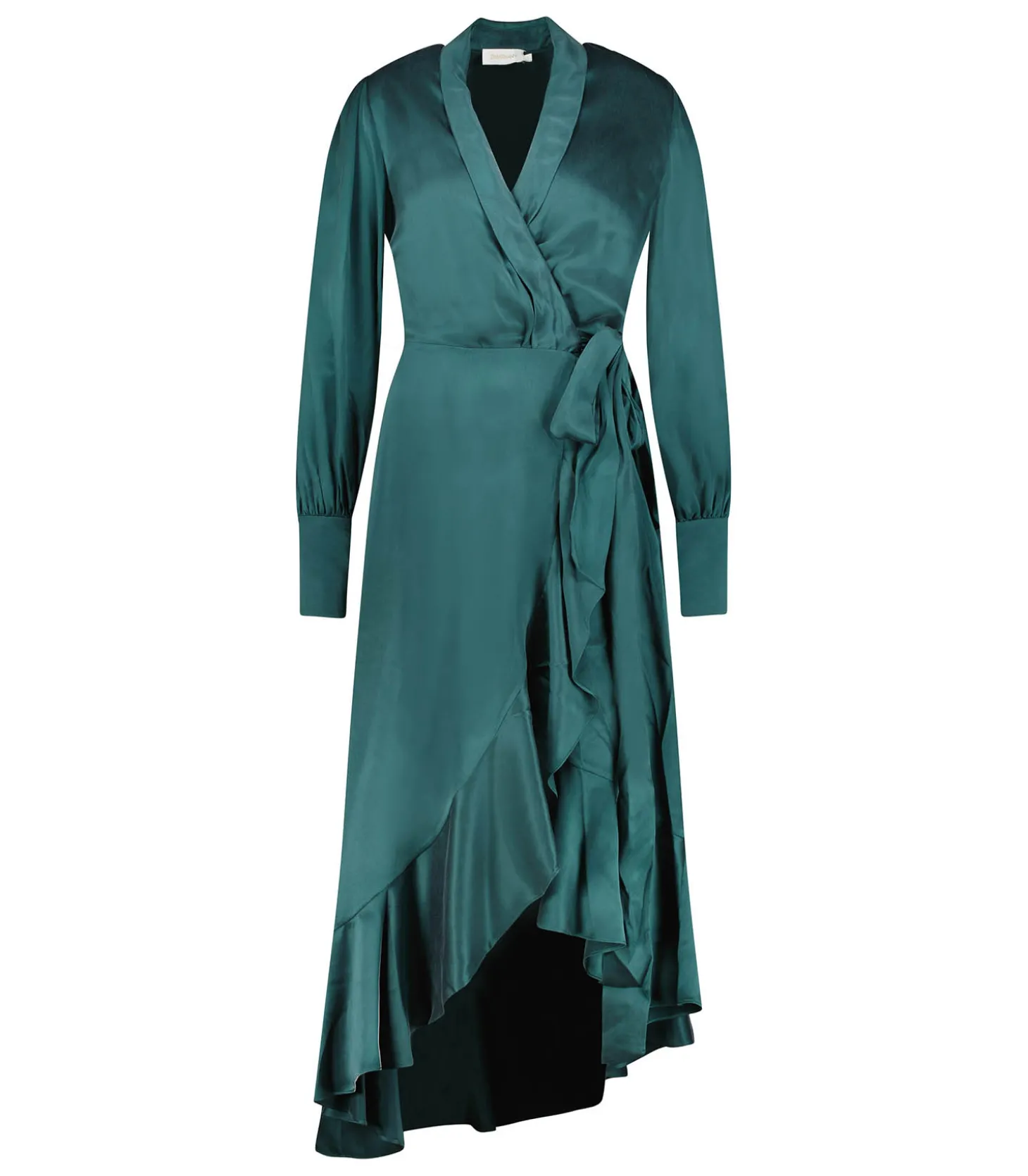 Robe Portefeuille Longue en soie Jade-Zimmermann Best Sale
