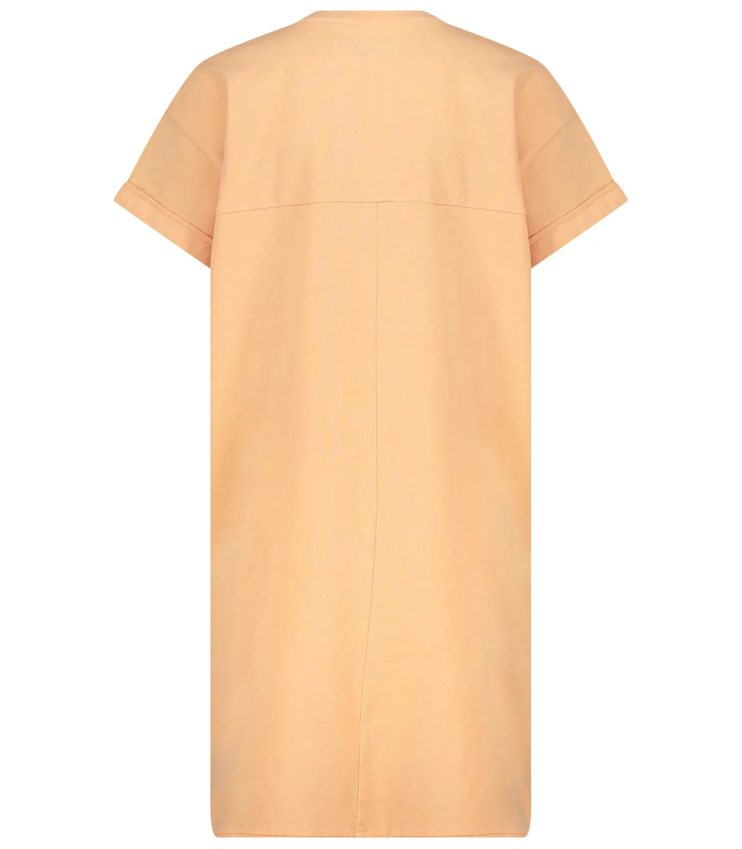 Robe tee-shirt Abby orange x Jane de Boy-Margaux Lonnberg Shop
