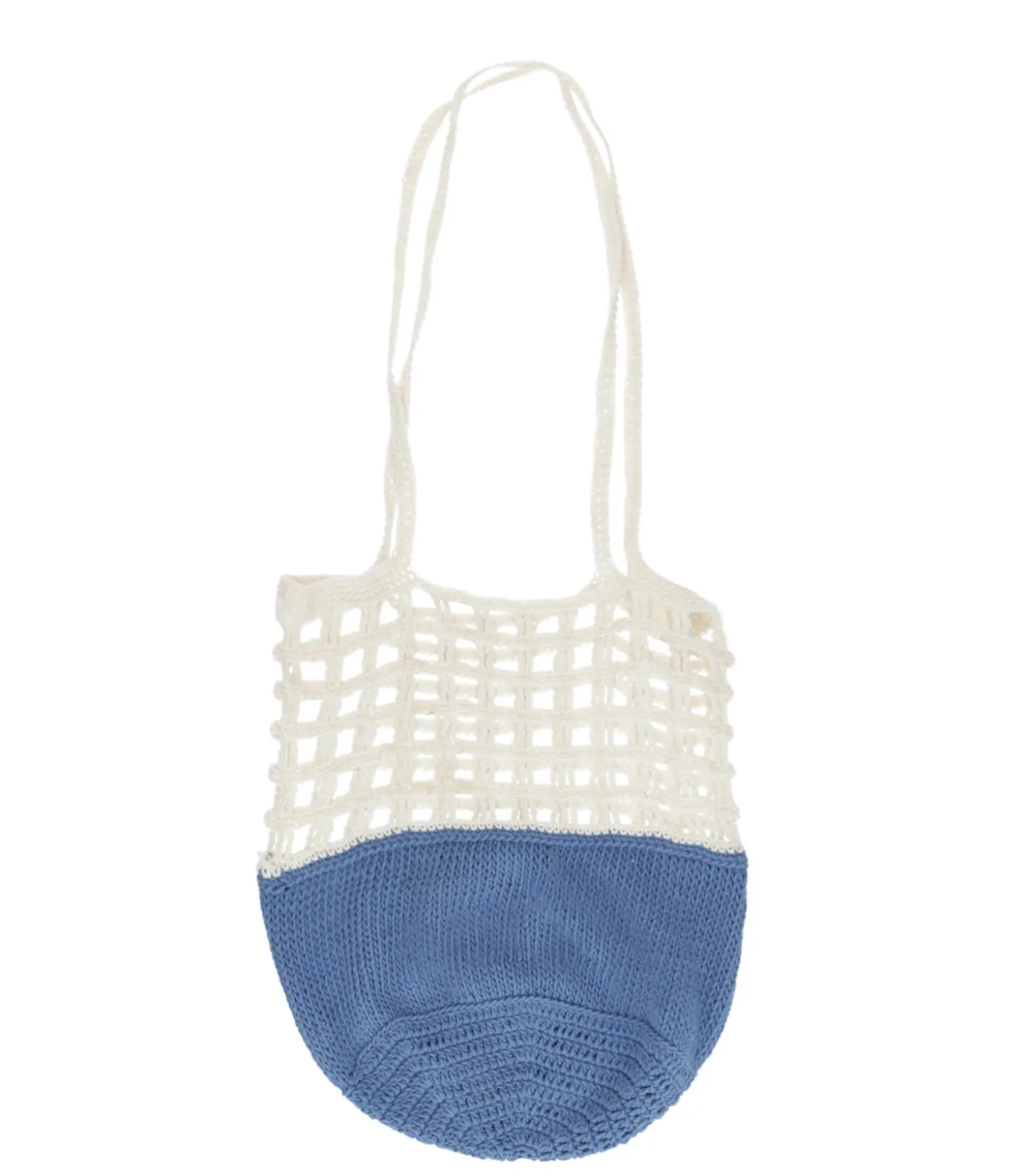 Sac Capitaine Crochet Ecru et Bleu Denim-soKpsul Hot