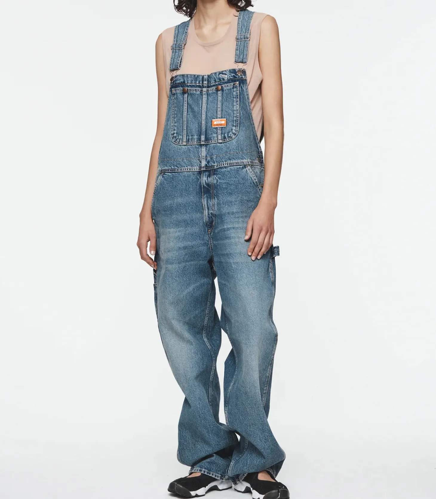 Salopette en Denim Vintage Stone-6397 Flash Sale