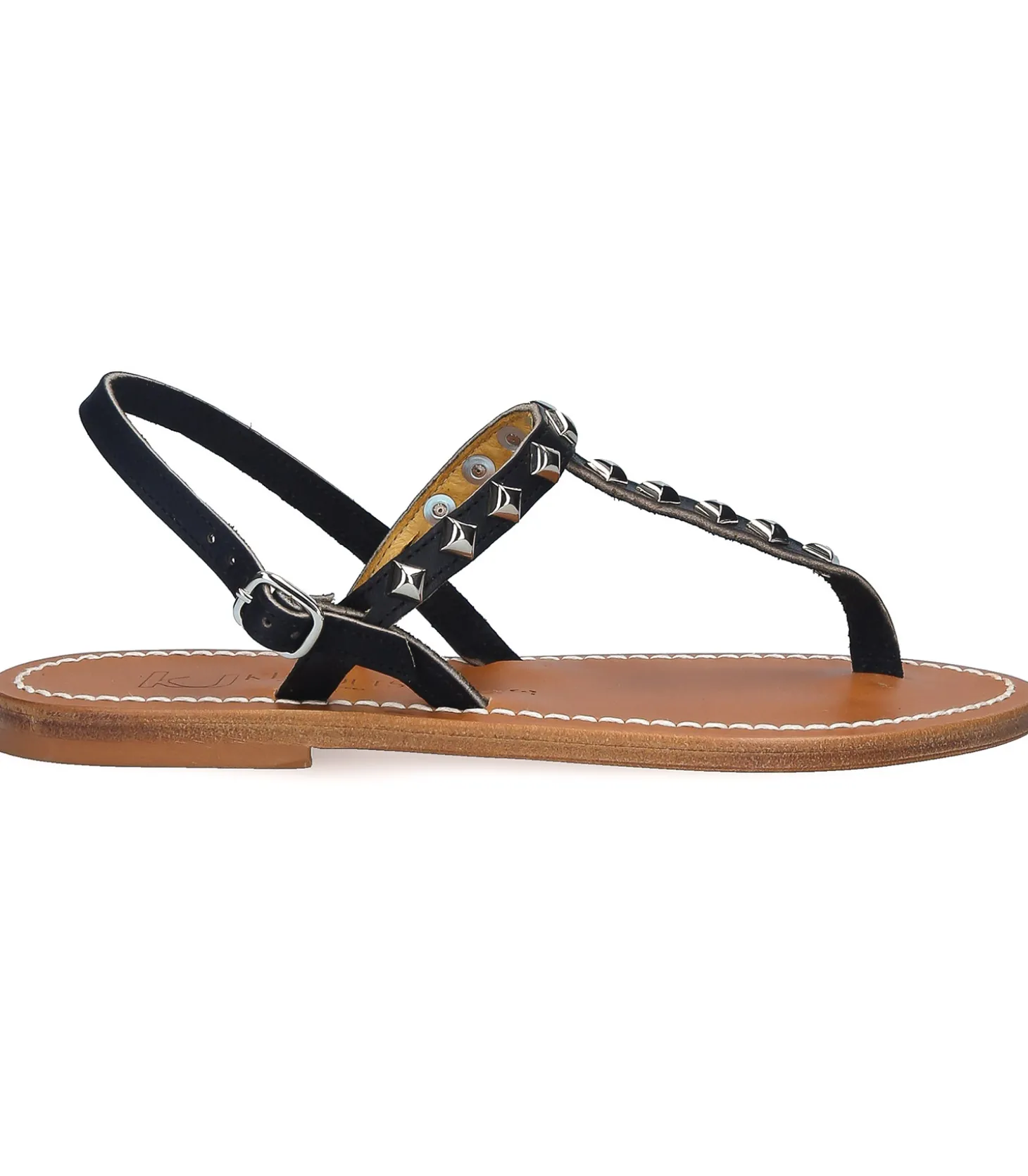 Sandales Valeriepyr Cuir Noir-K.Jacques Cheap