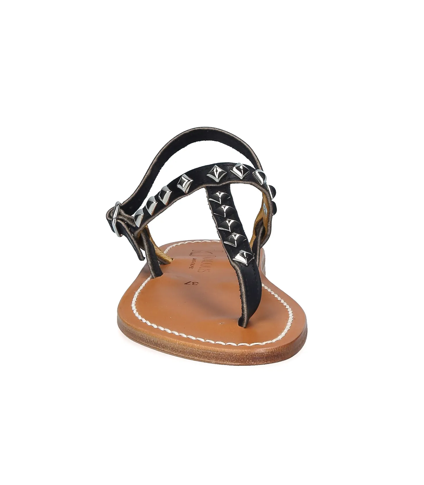 Sandales Valeriepyr Cuir Noir-K.Jacques Cheap